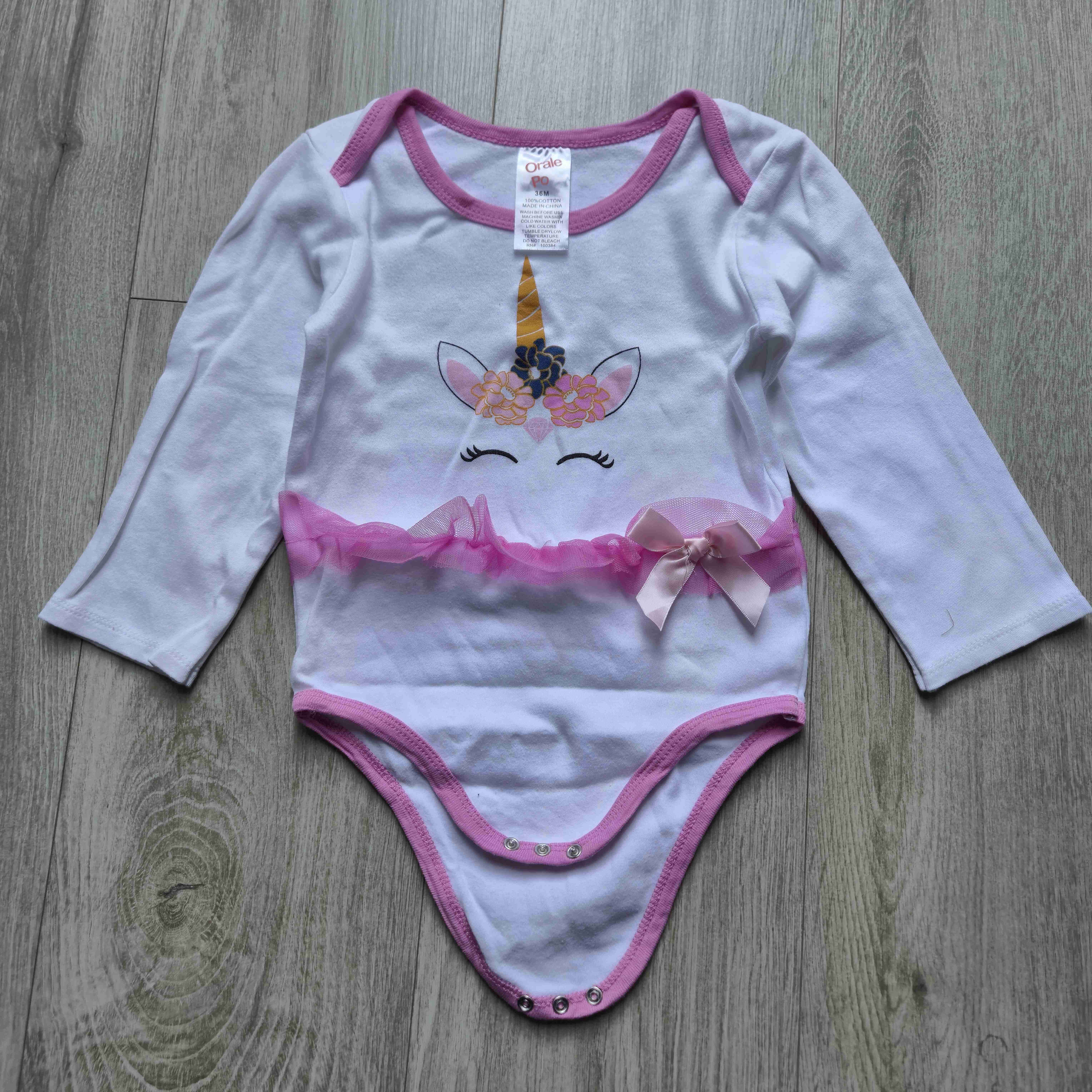 Pack 3 bodies de bebé unicornios T36M - miniatura 2