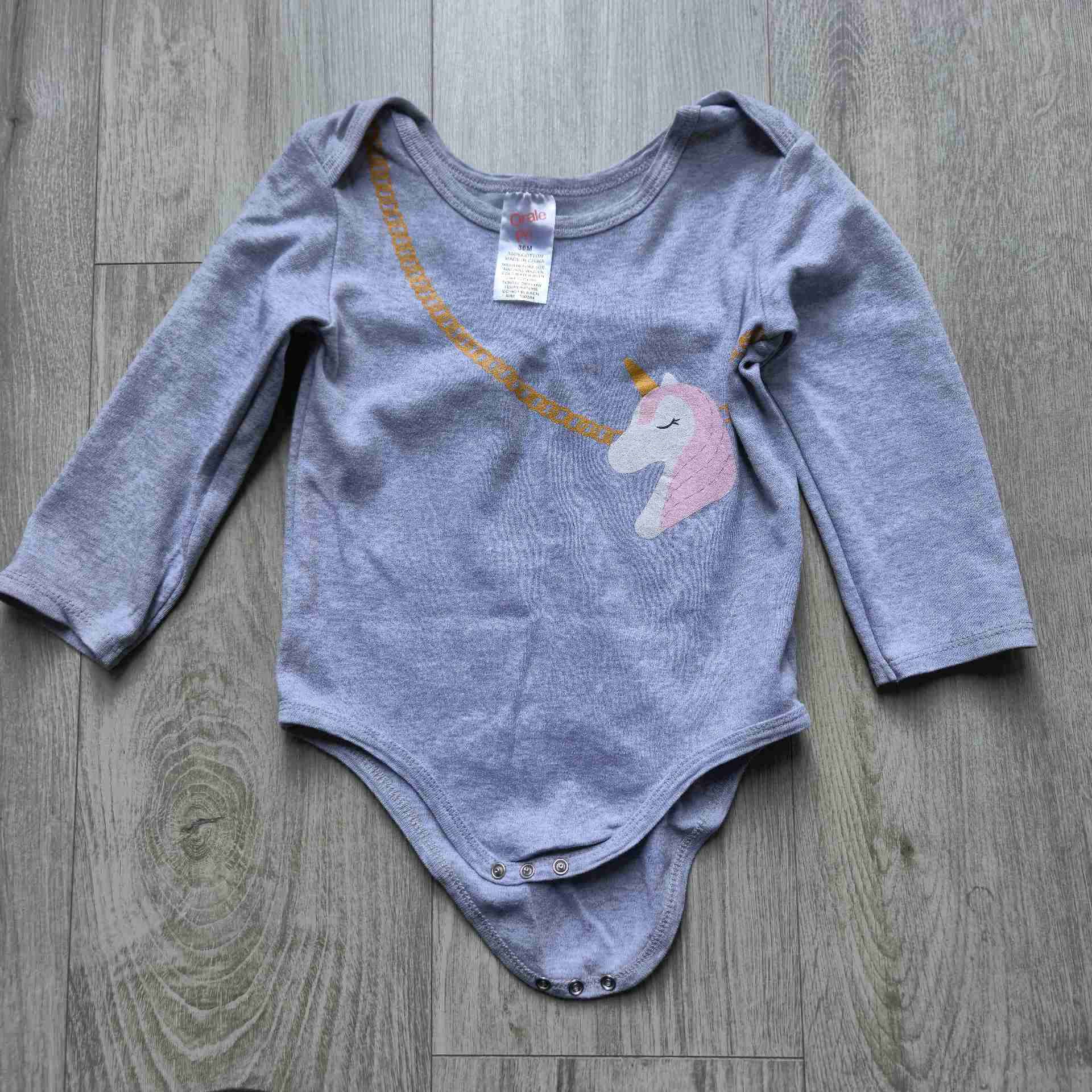 Pack 3 bodies de bebé unicornios T36M - miniatura 3