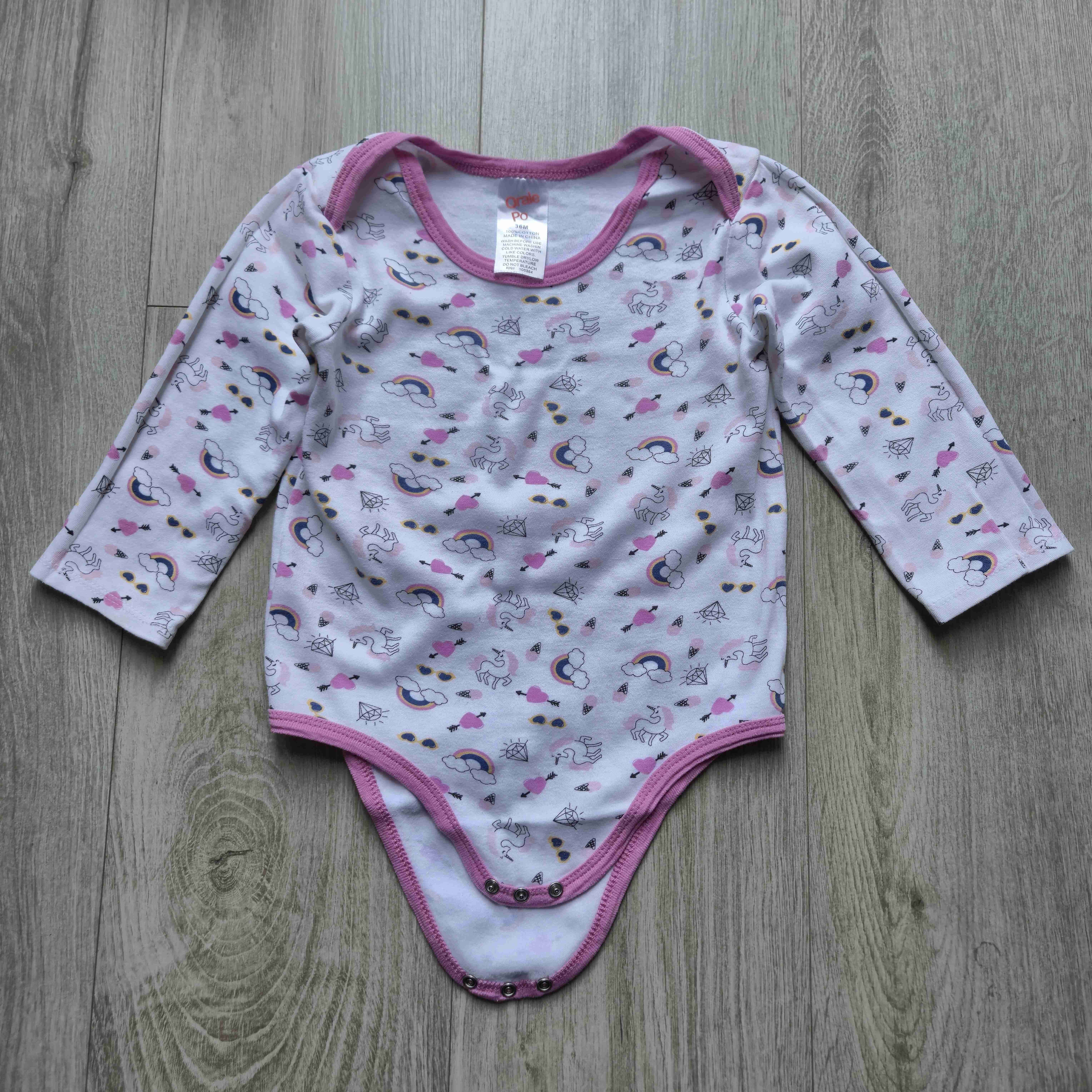 Pack 3 bodies de bebé unicornios T36M - miniatura 4