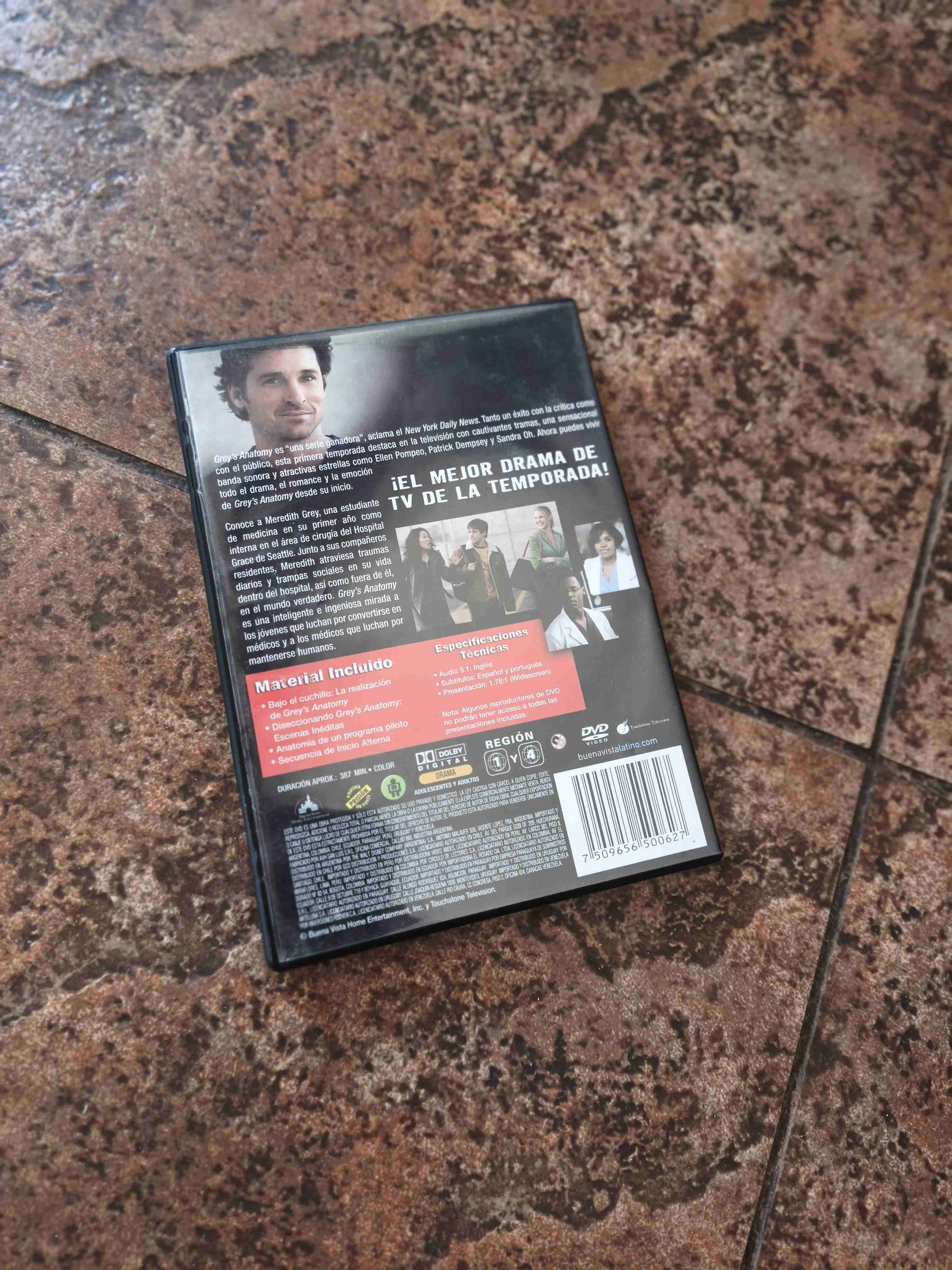 DVD Grey's Anatomy Temporada 1 - 2