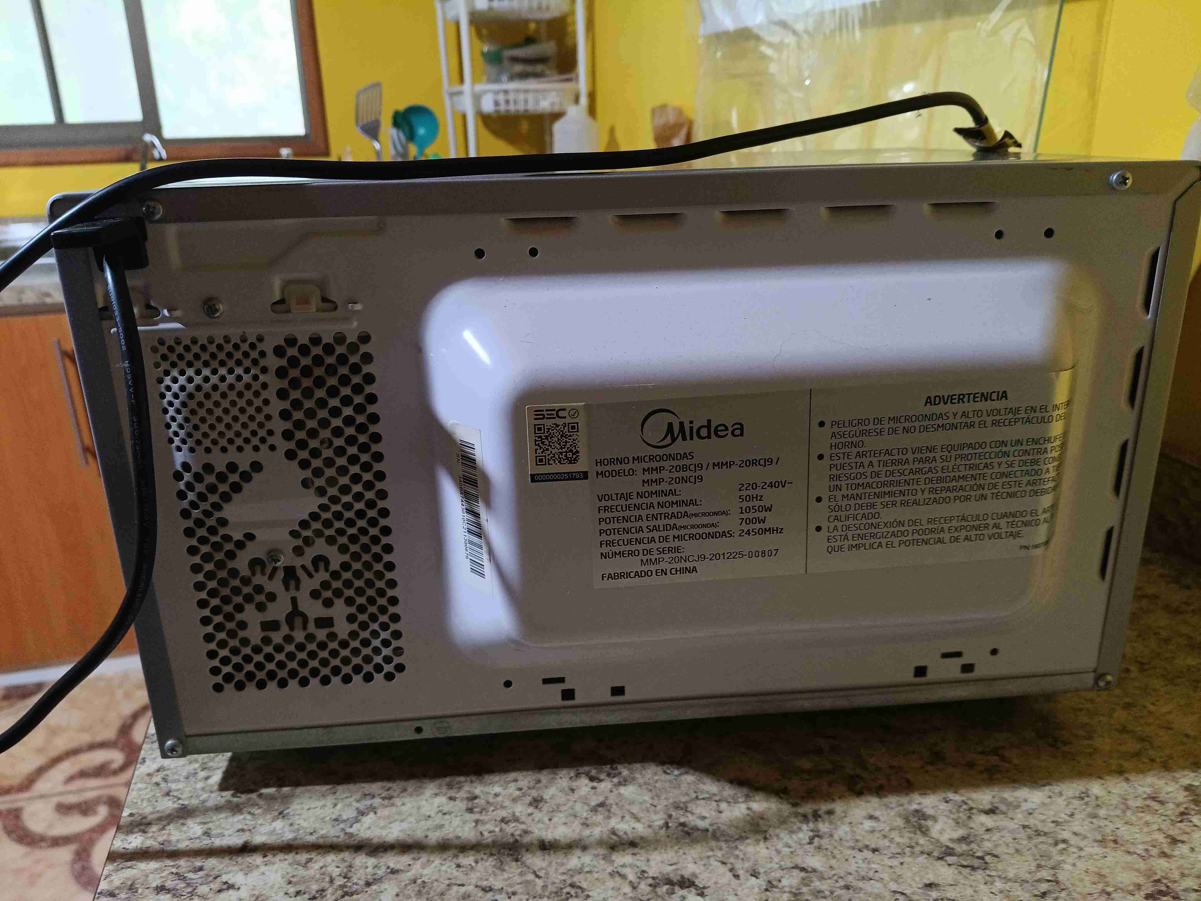 Microondas Midea modelo MMP-20BC19 - miniatura 2