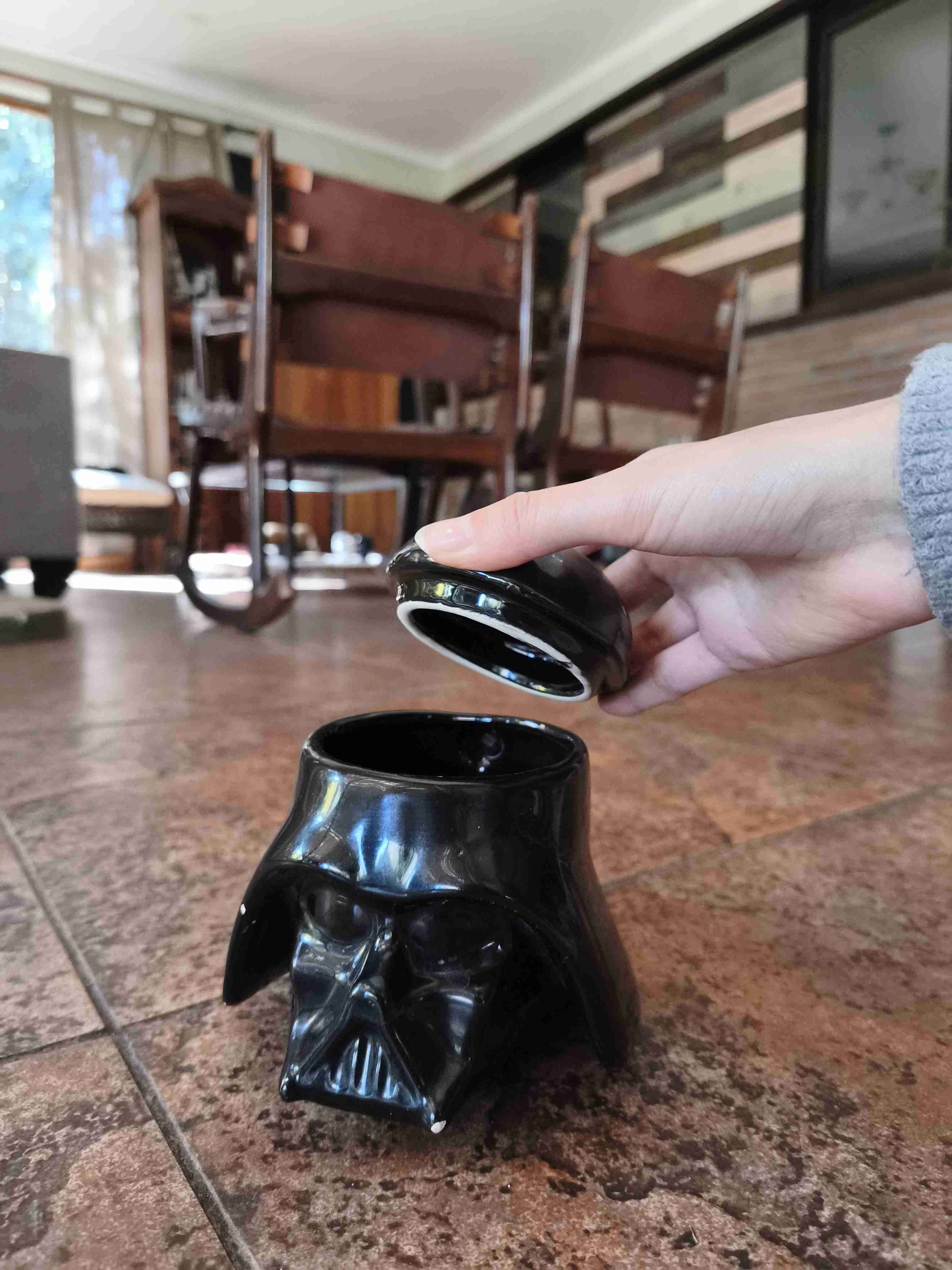 Taza Darth Vader con tapa