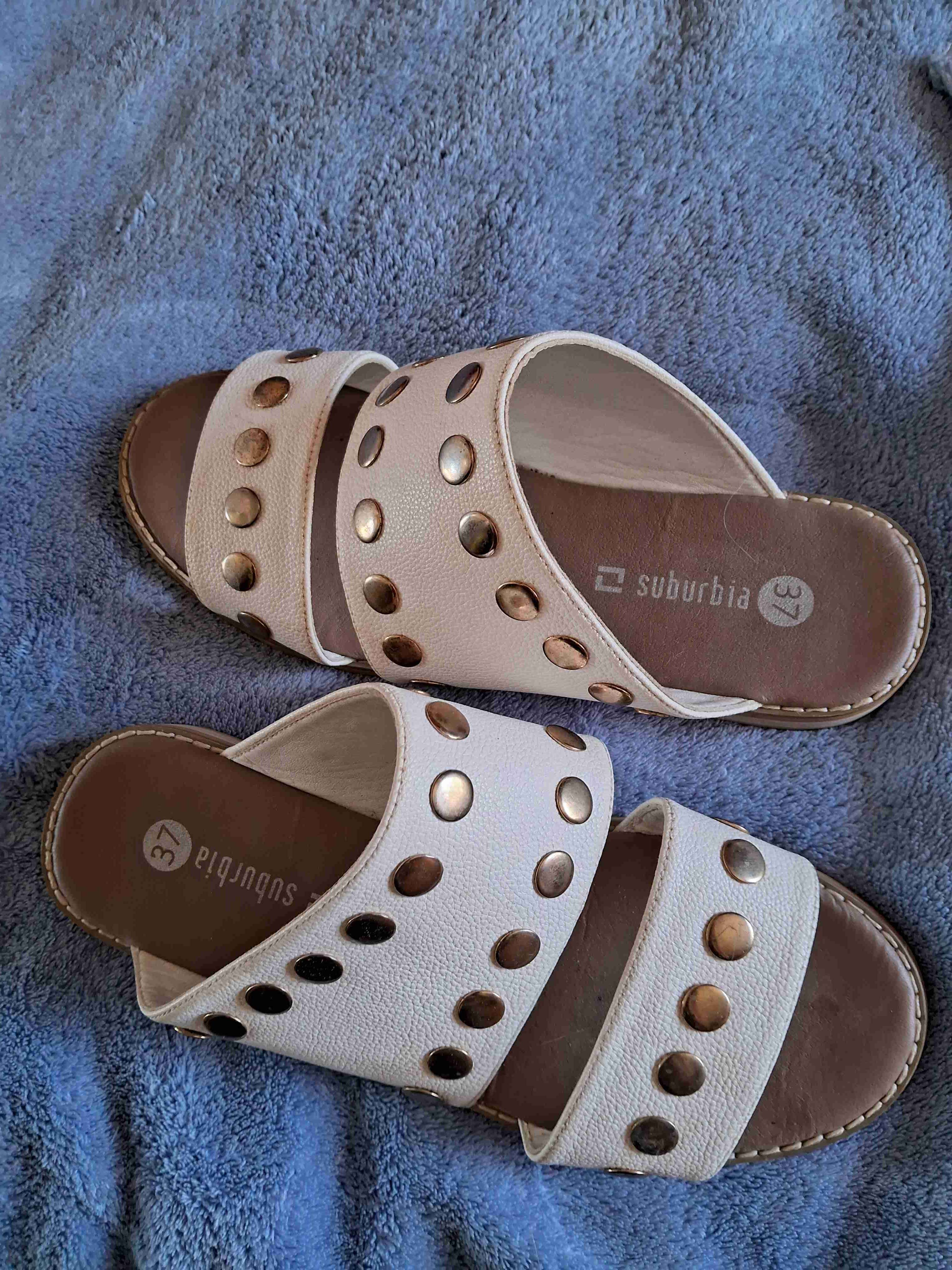 Sandalias blancas Suburbia talla 37