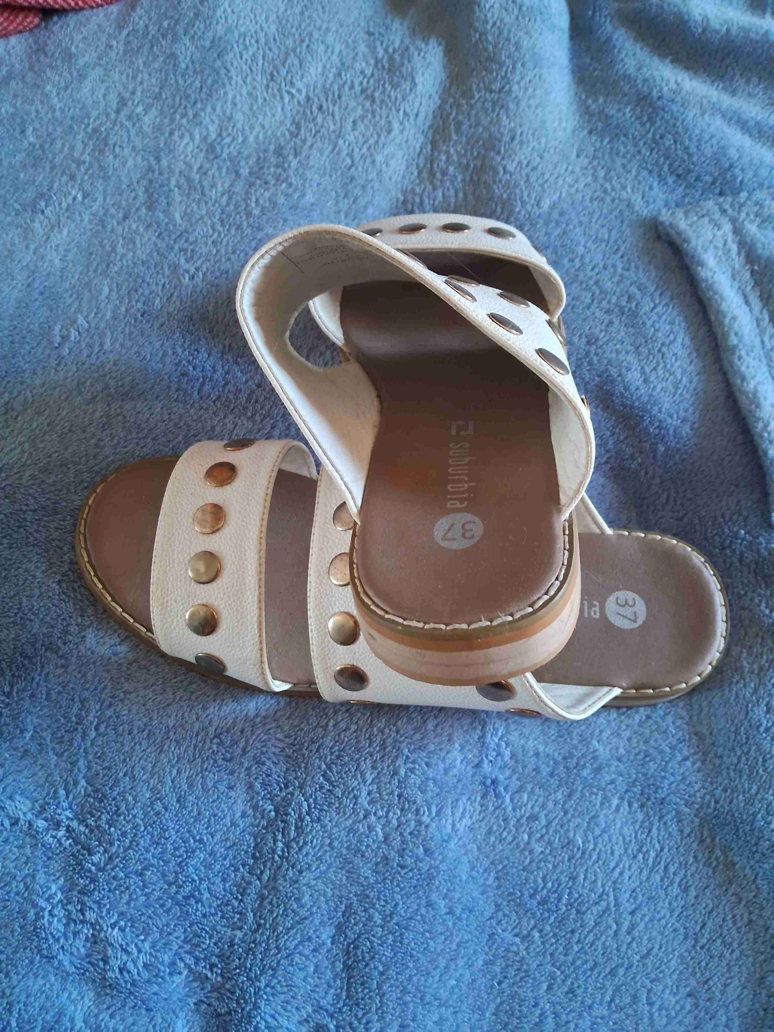 Sandalias blancas Suburbia talla 37 - miniatura 2