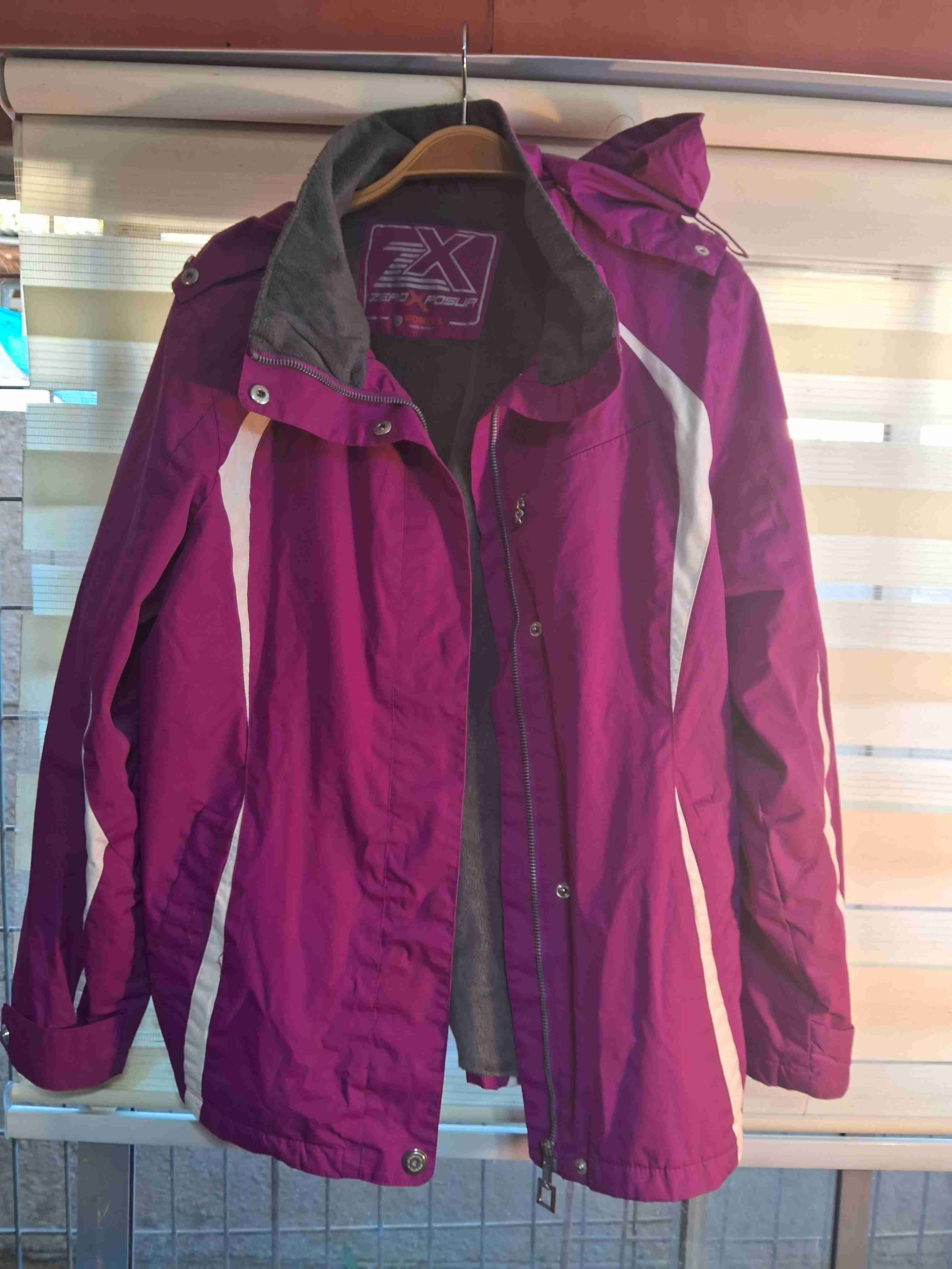 Chaqueta de invierno morada