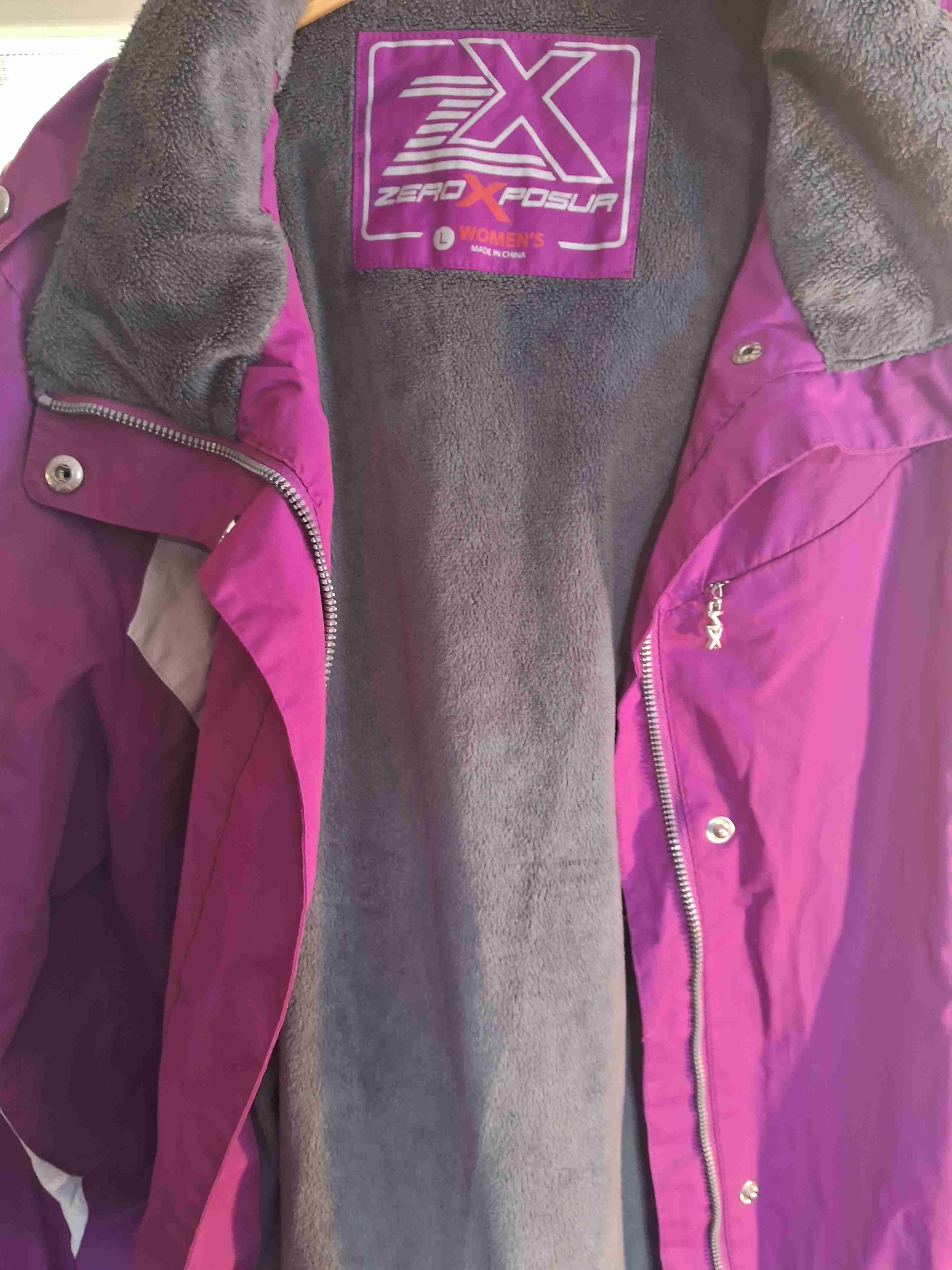 Chaqueta de invierno morada - miniatura 3