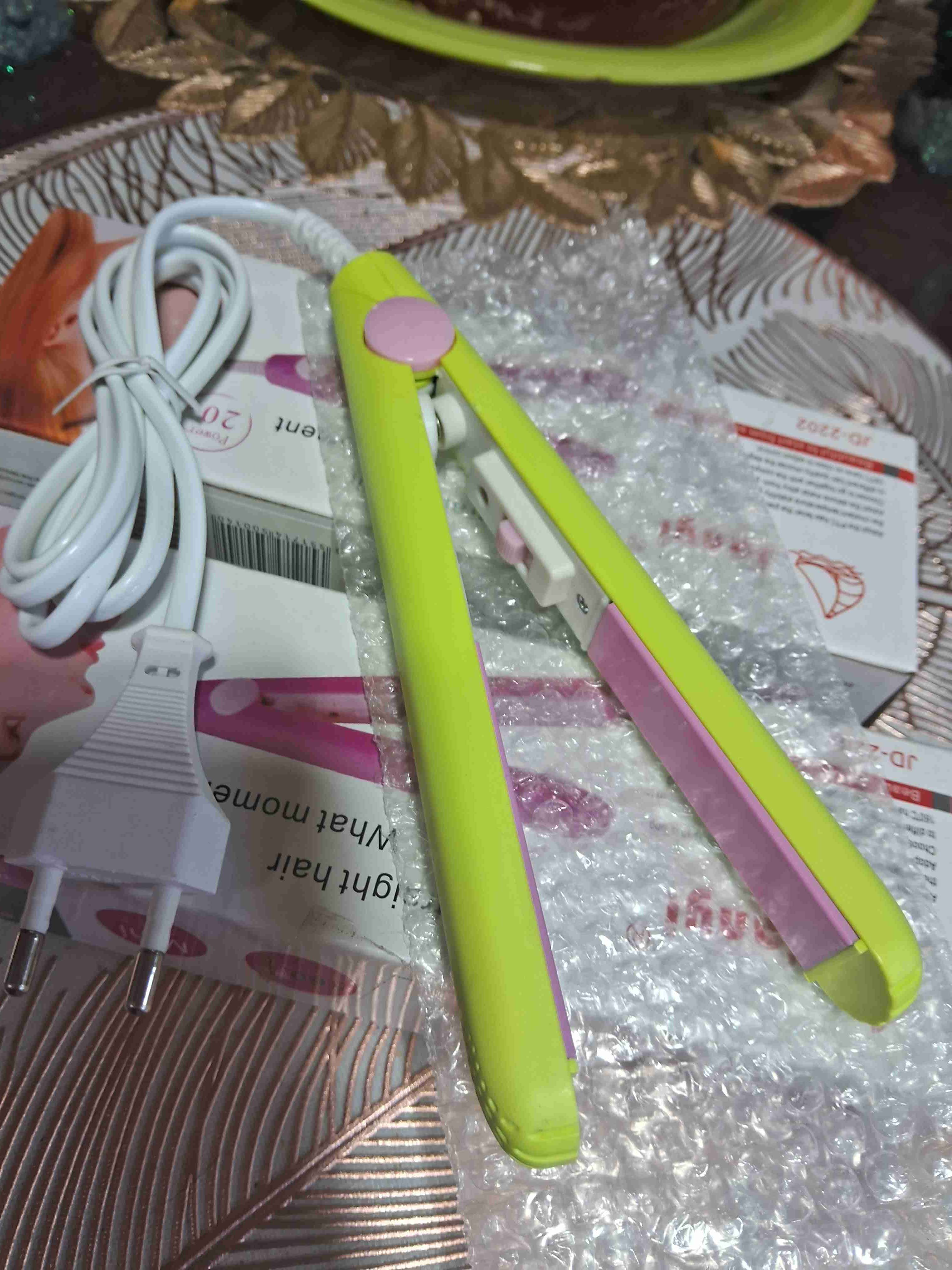 Plancha de pelo mini verde - miniatura 2