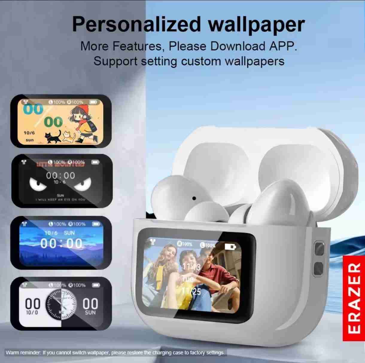 Audifonos bluetooth  con pantalla táctil - miniatura 4