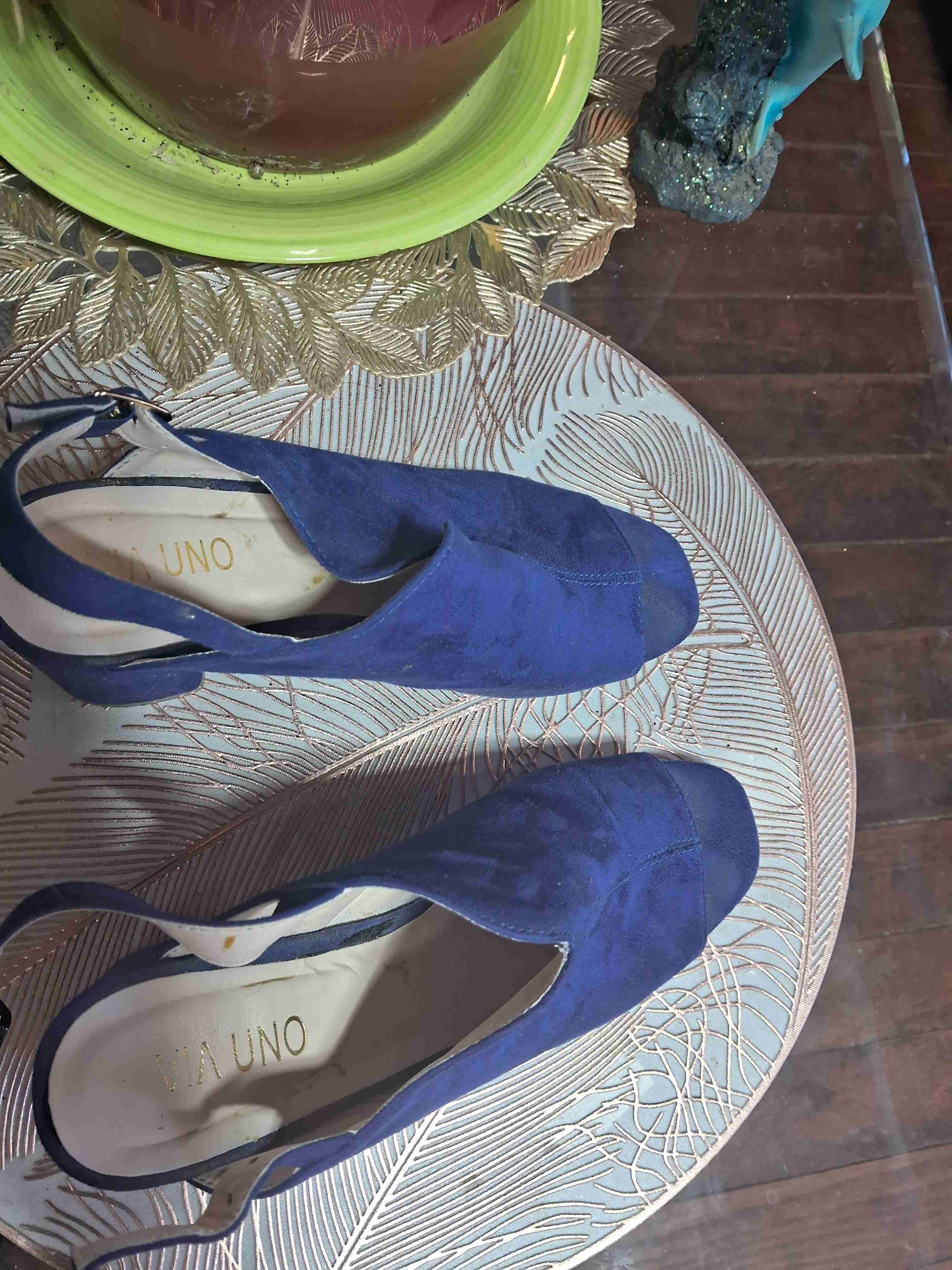 Sandalias azul de mujer - miniatura 2