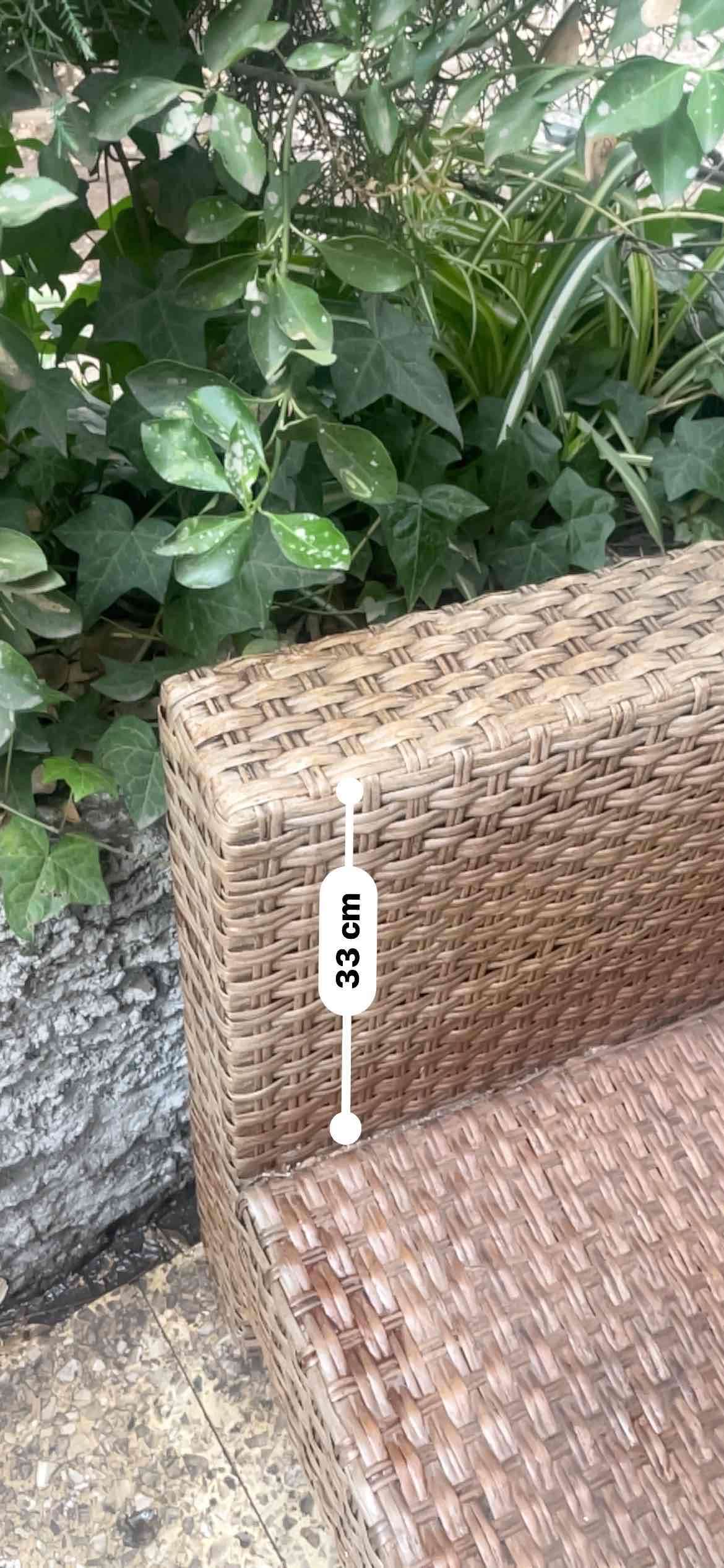 Sofá de mimbre para exterior - miniatura 3