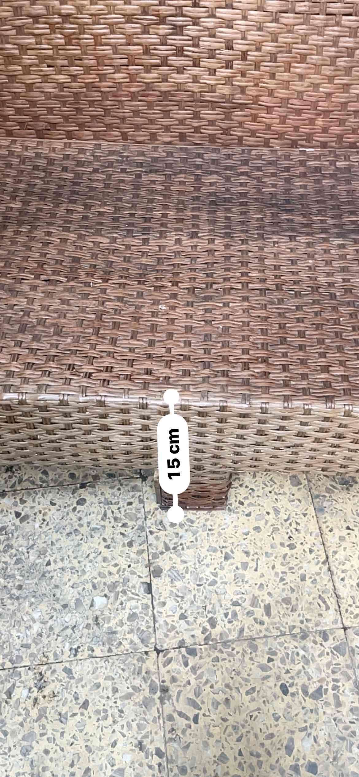 Sofá de mimbre para exterior - miniatura 4