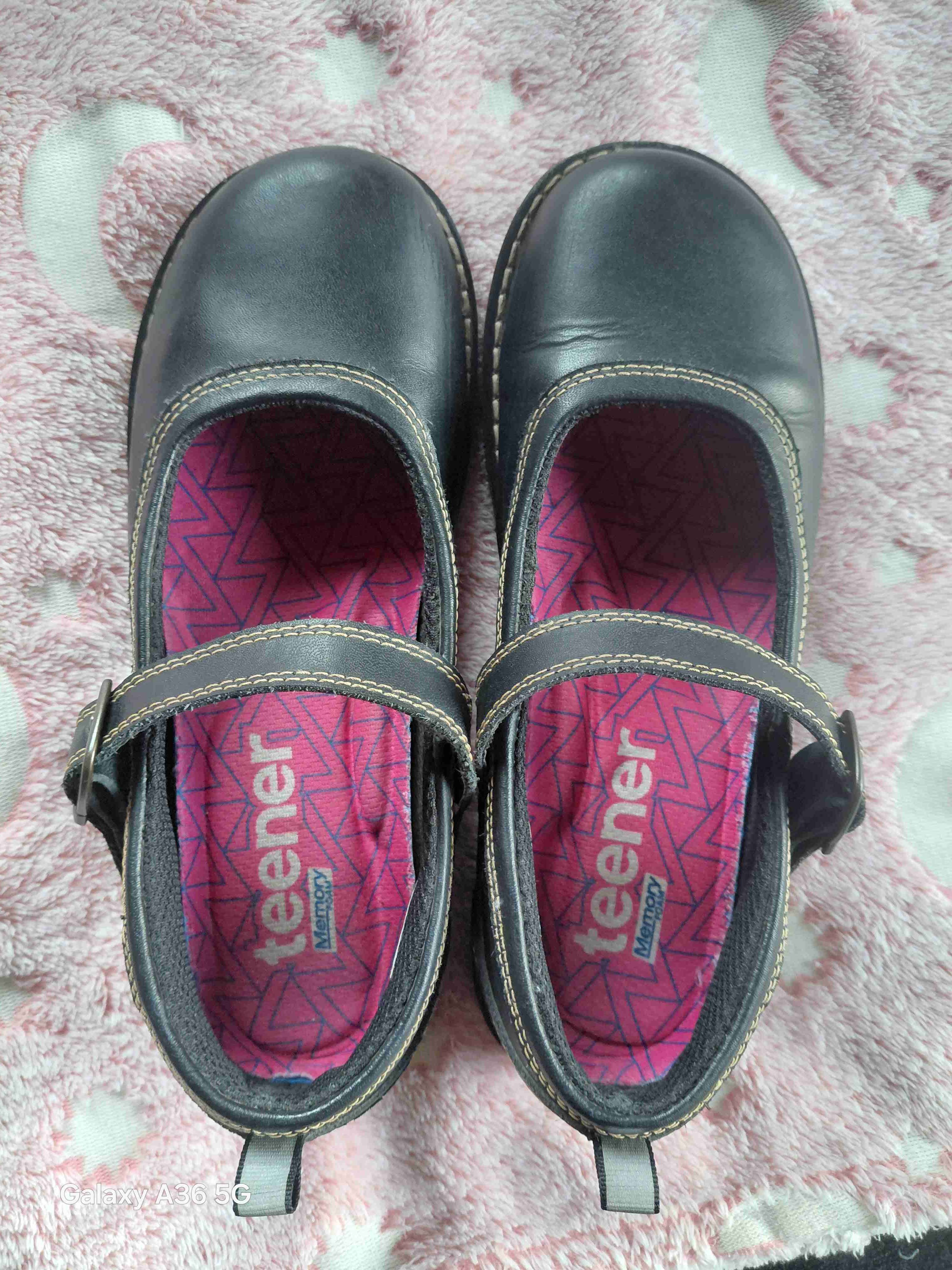 Zapatos teener negros tipo escolar - miniatura 2