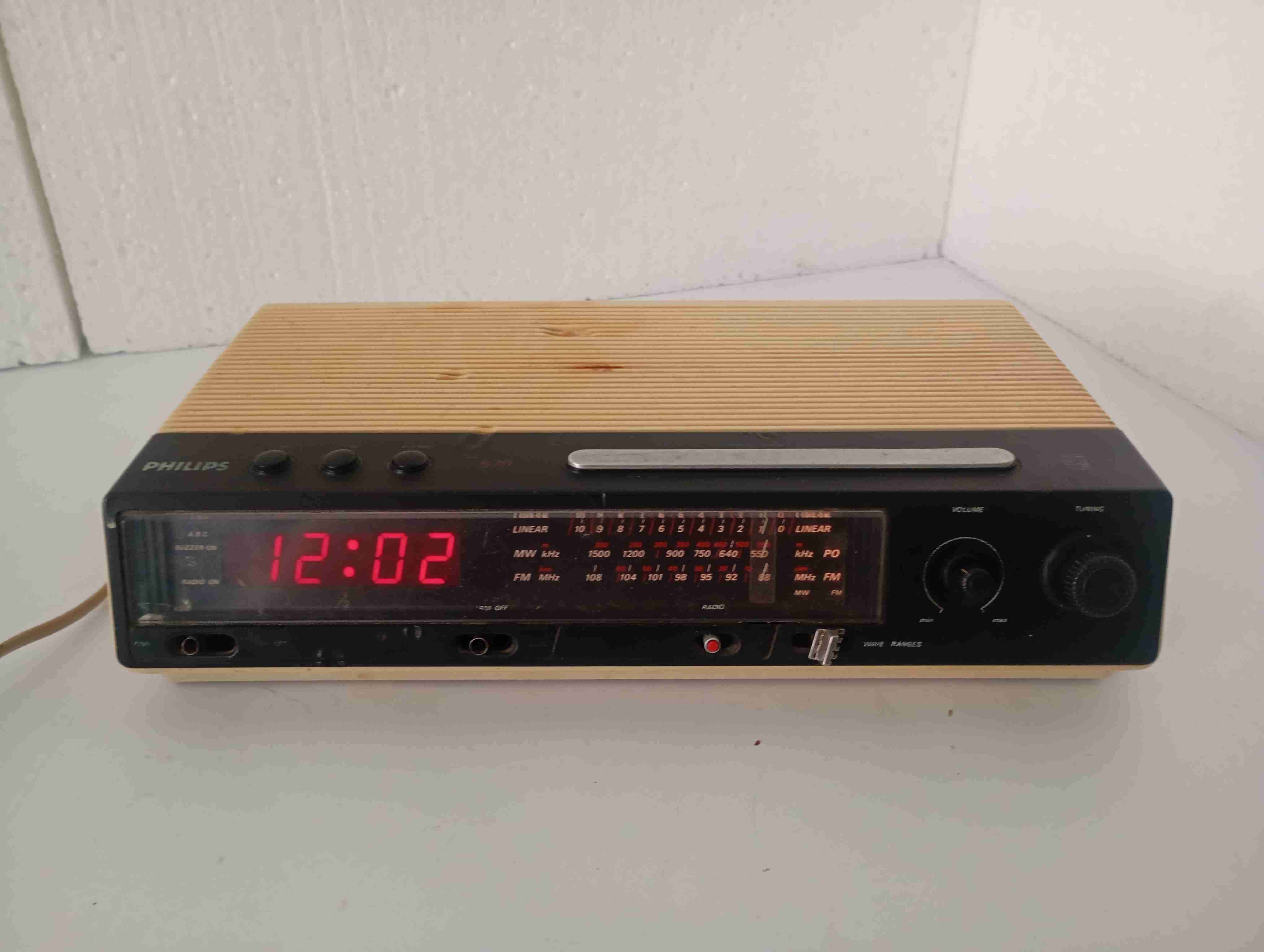 Reloj despertador vintage Philips