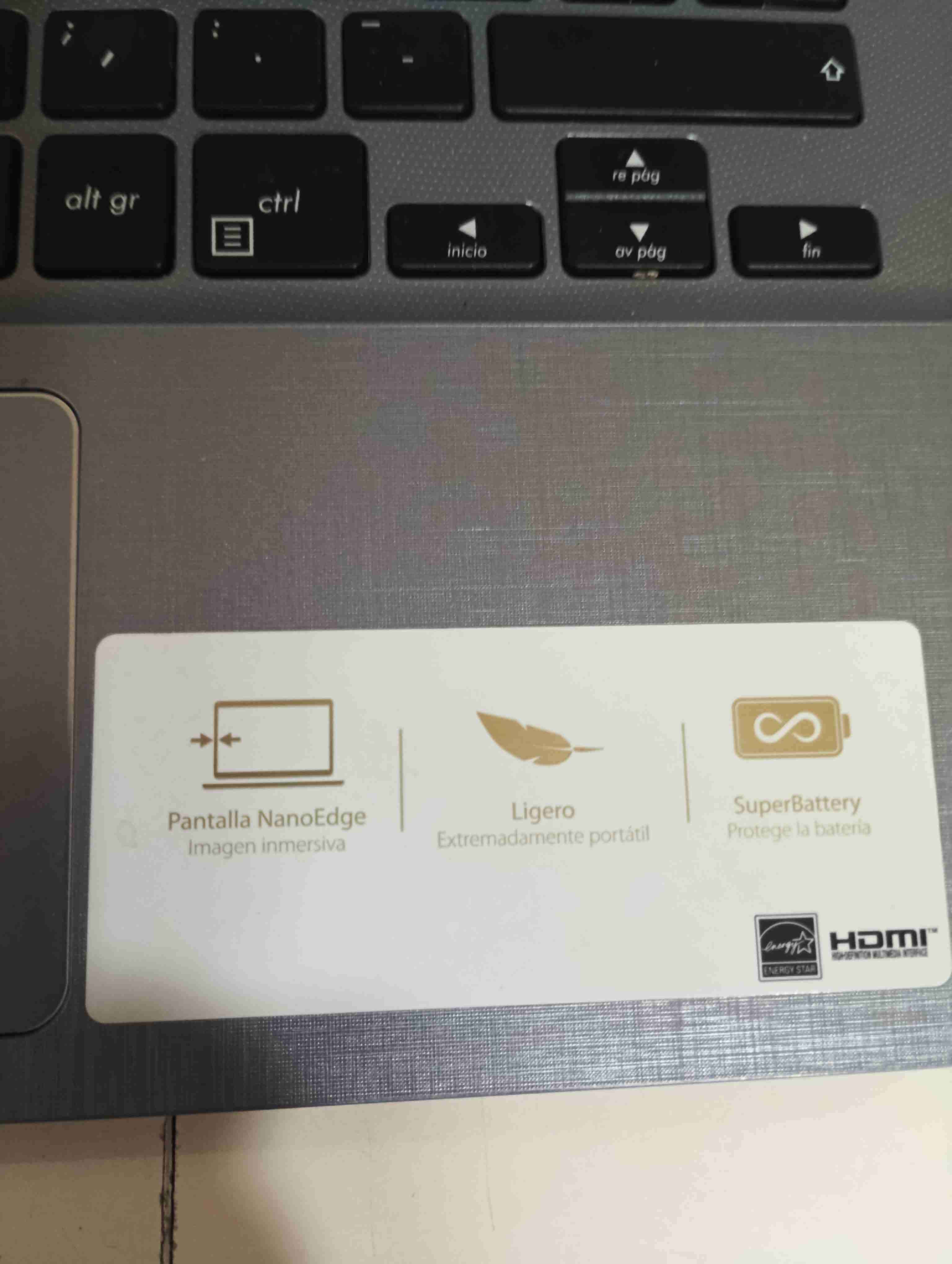 Notebook ASUS gris 14 pulgadas - miniatura 2