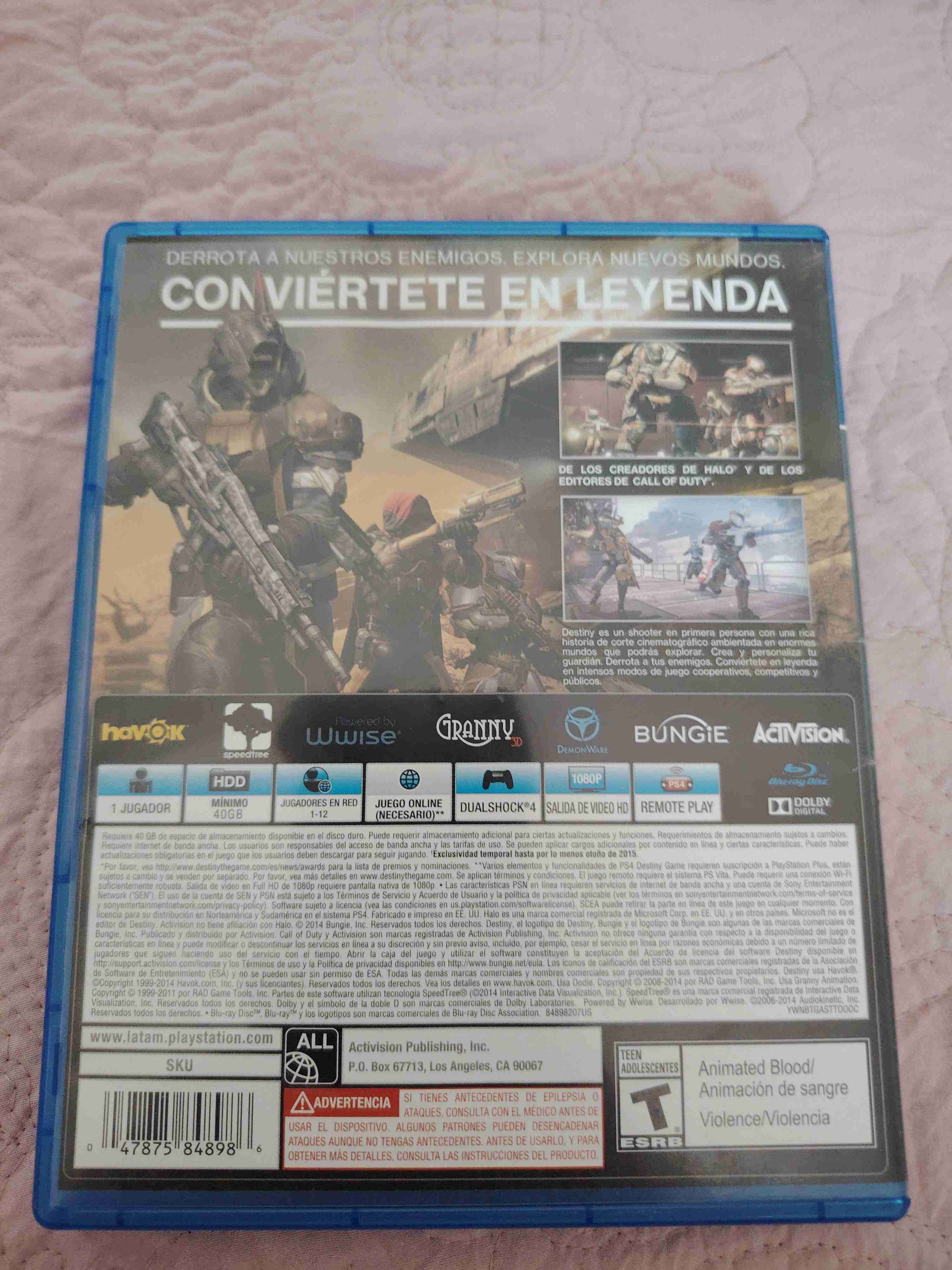 Juego PS4: Destiny - miniatura 2