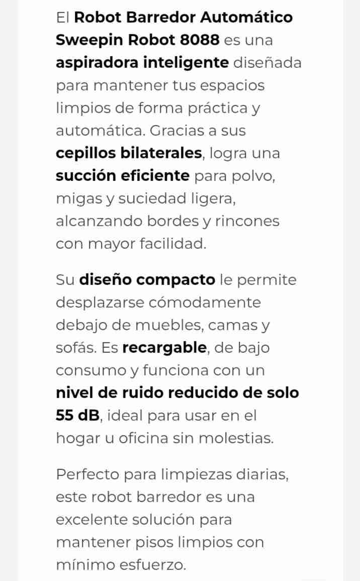 Aspiradora robot inteligente - miniatura 2