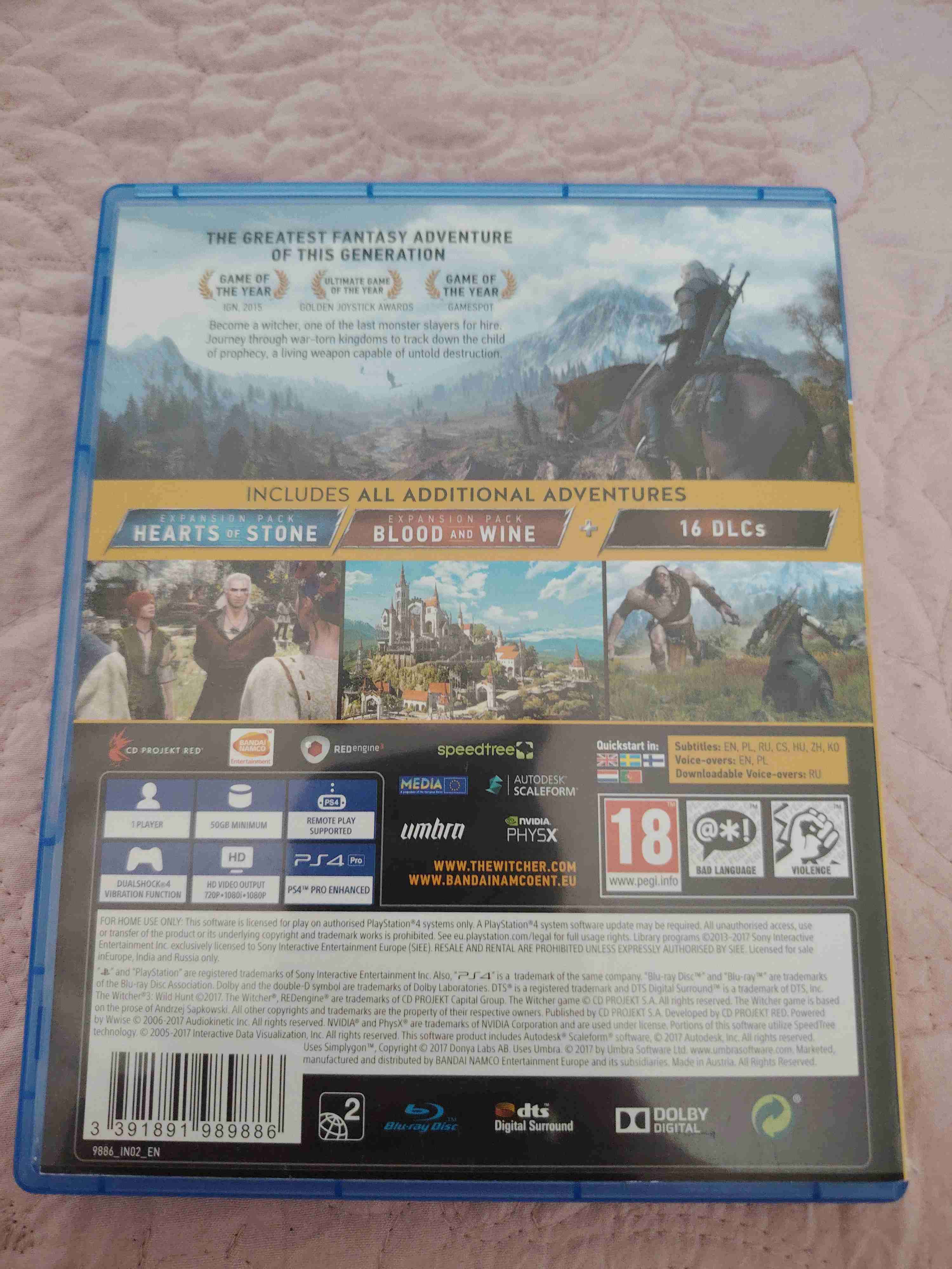 The Witcher 3 PS4 Edición GOTY - 2
