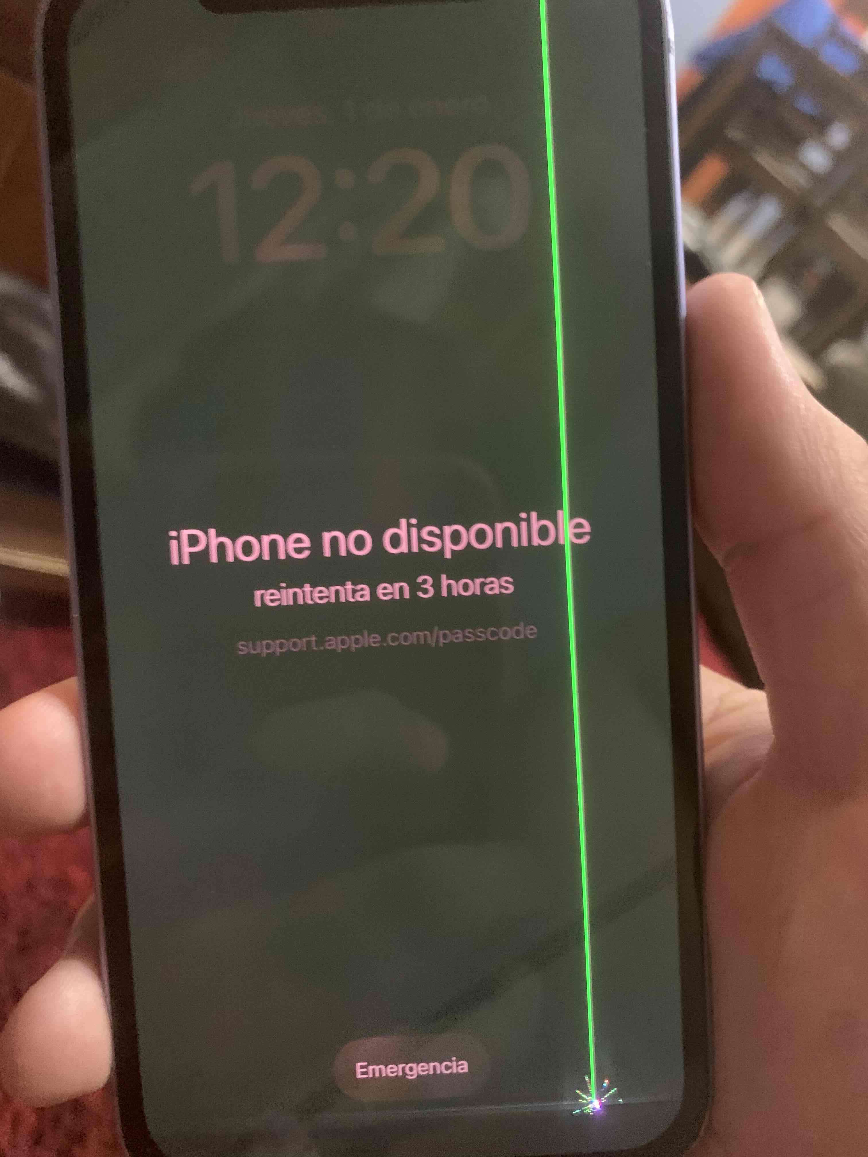 iPhone con pantalla dañada y iCloud 12 - 2