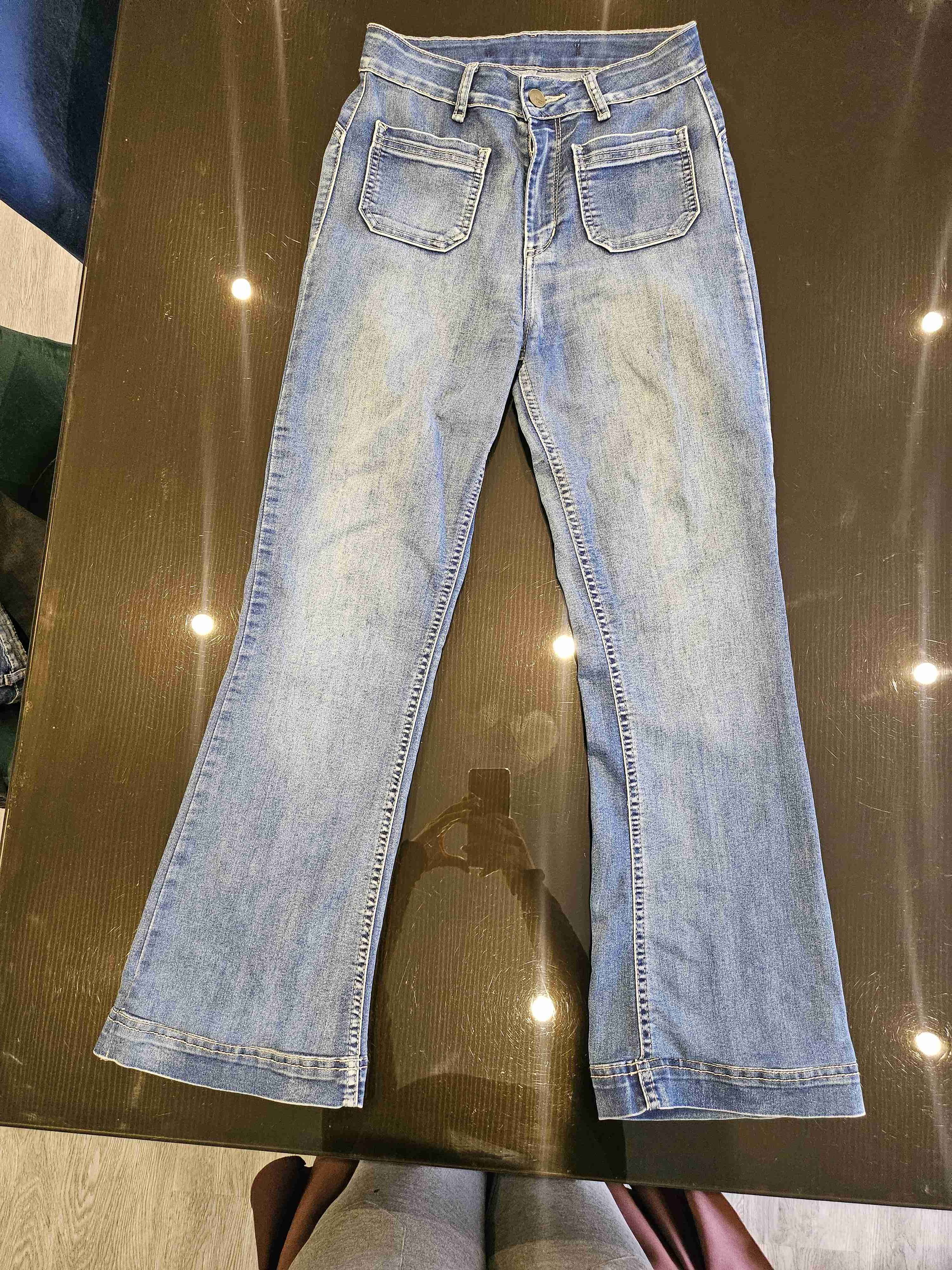 Jeans mujer azul claro