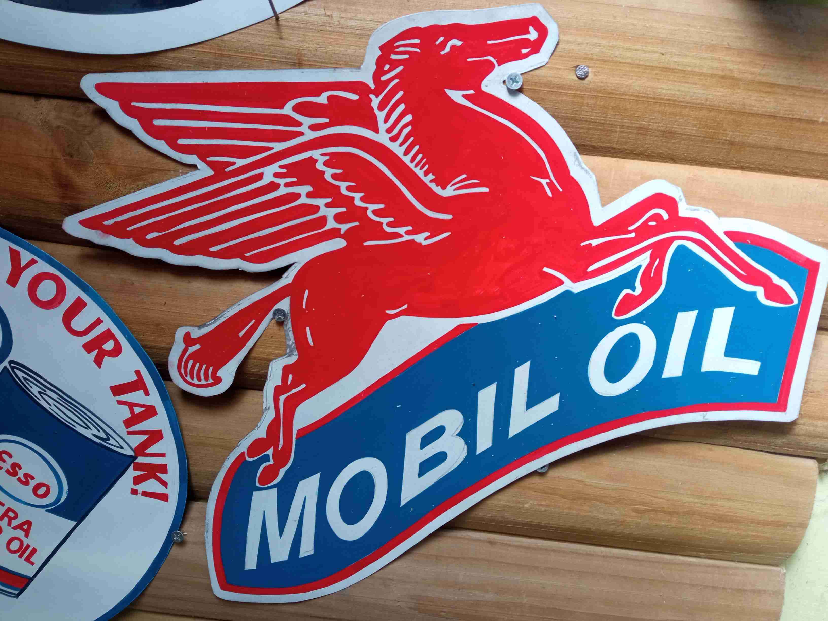 Letrero vintage Mobil Oil