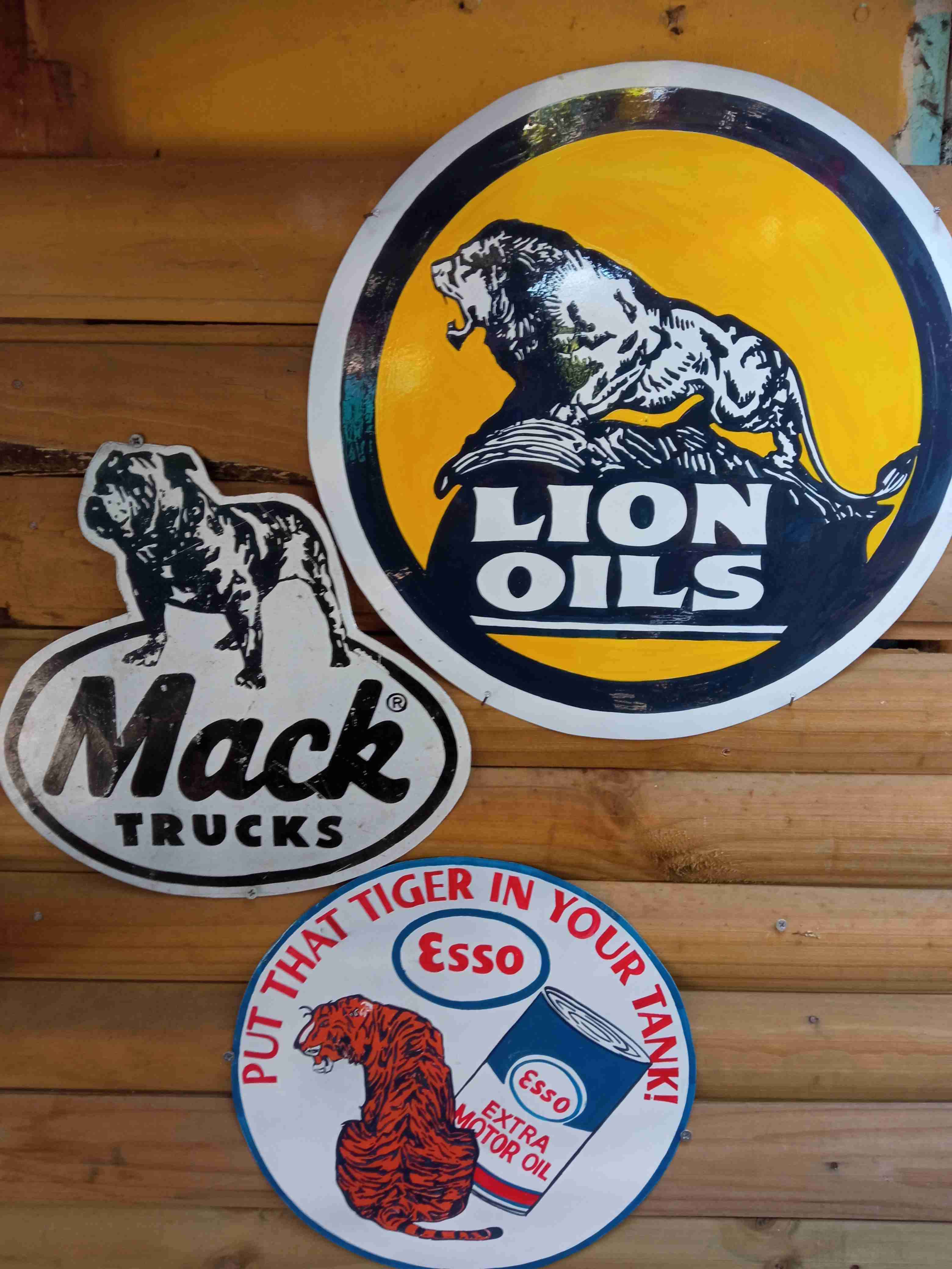 Letrero vintage Mobil Oil - miniatura 2