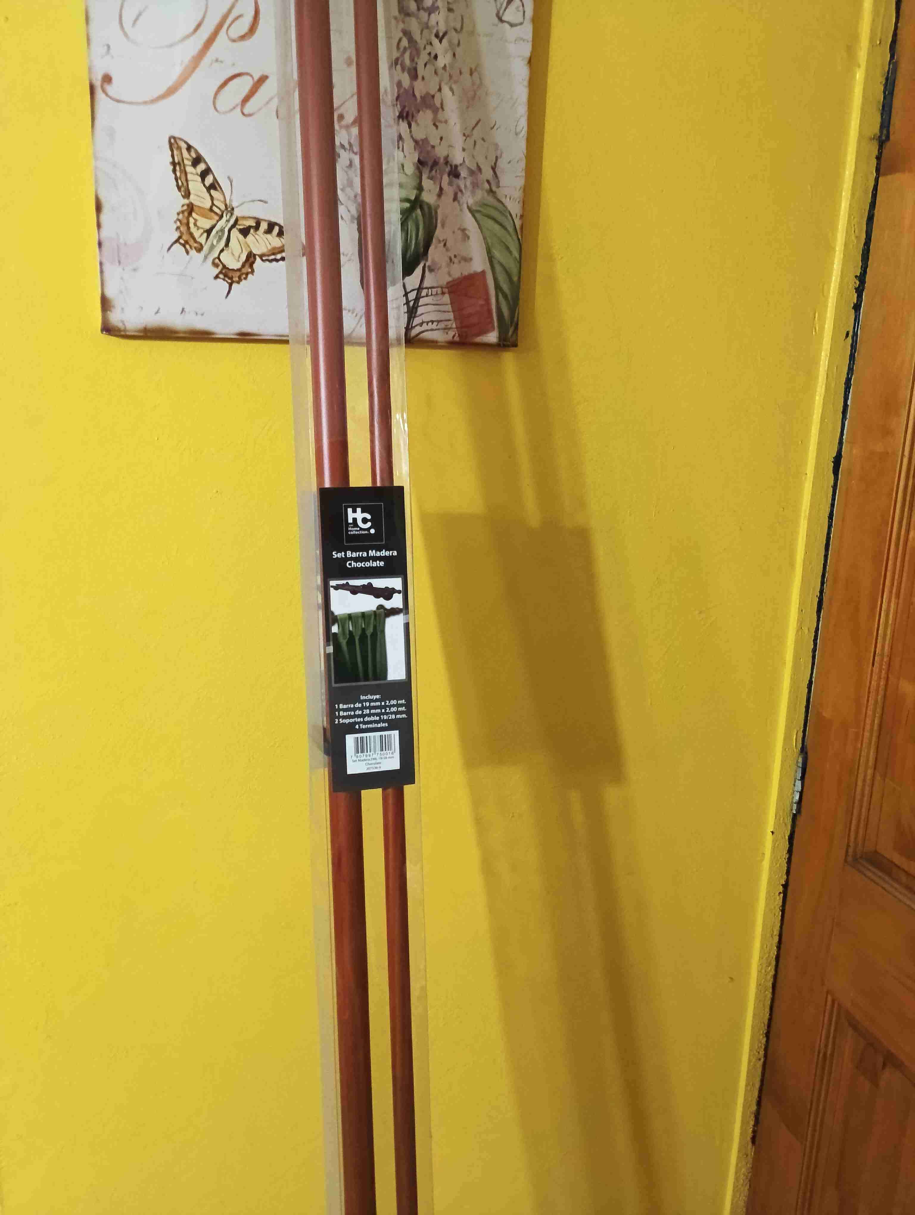 Set de barras para cortinas chocolate