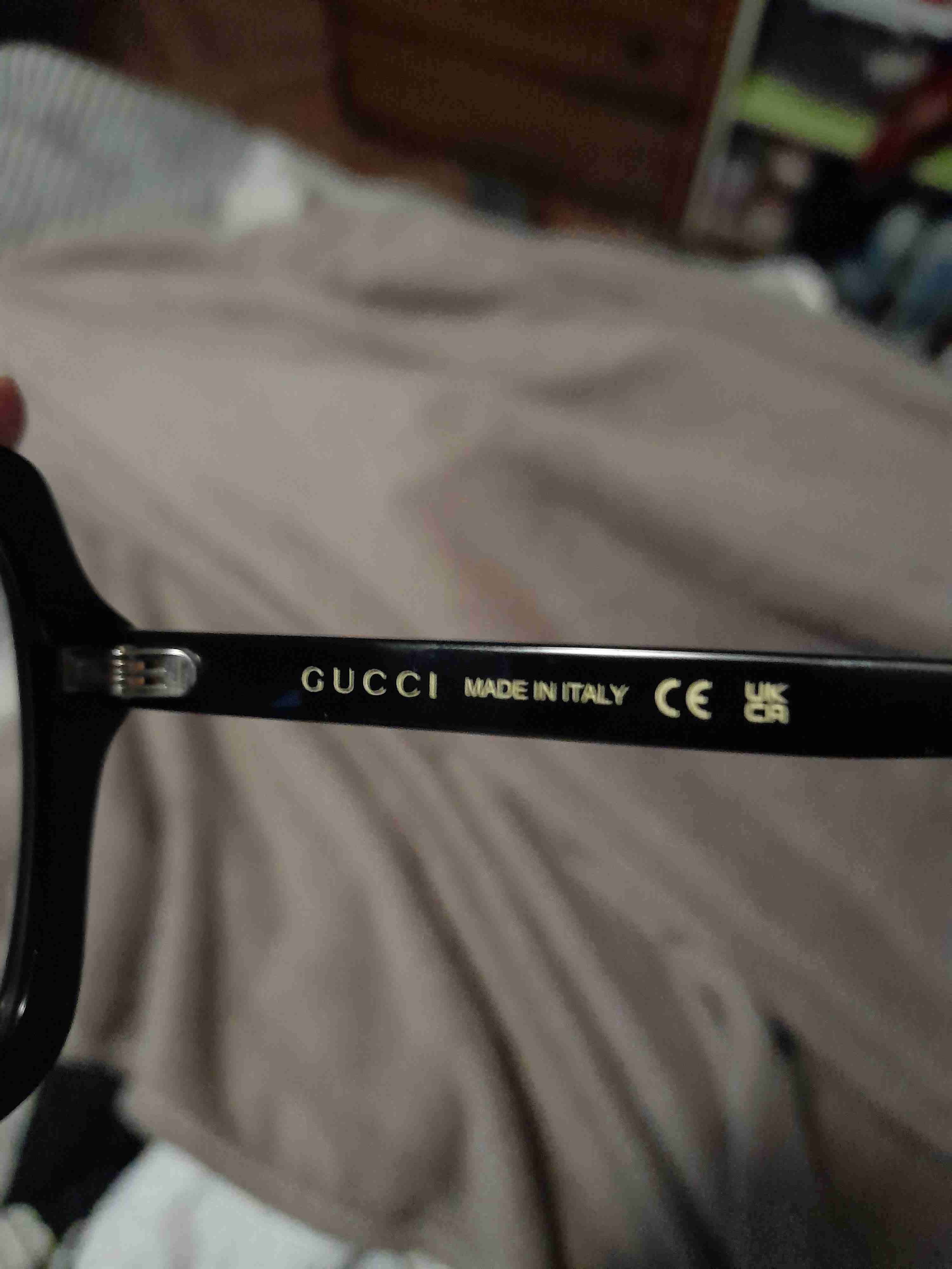 Lentes Gucci cuadrados azules - miniatura 2