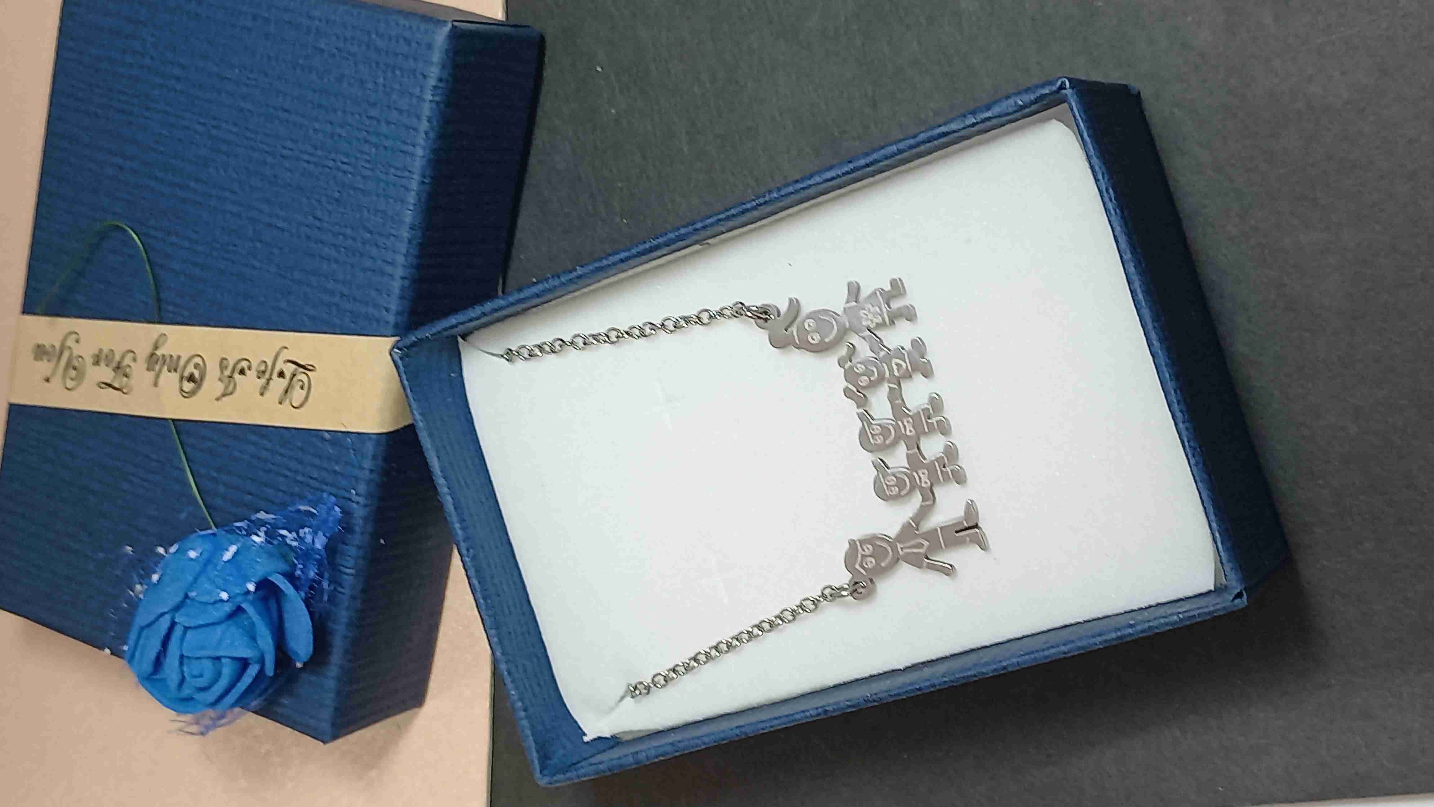 Collar de acero inoxidable, regalo día de la mamá - miniatura 3