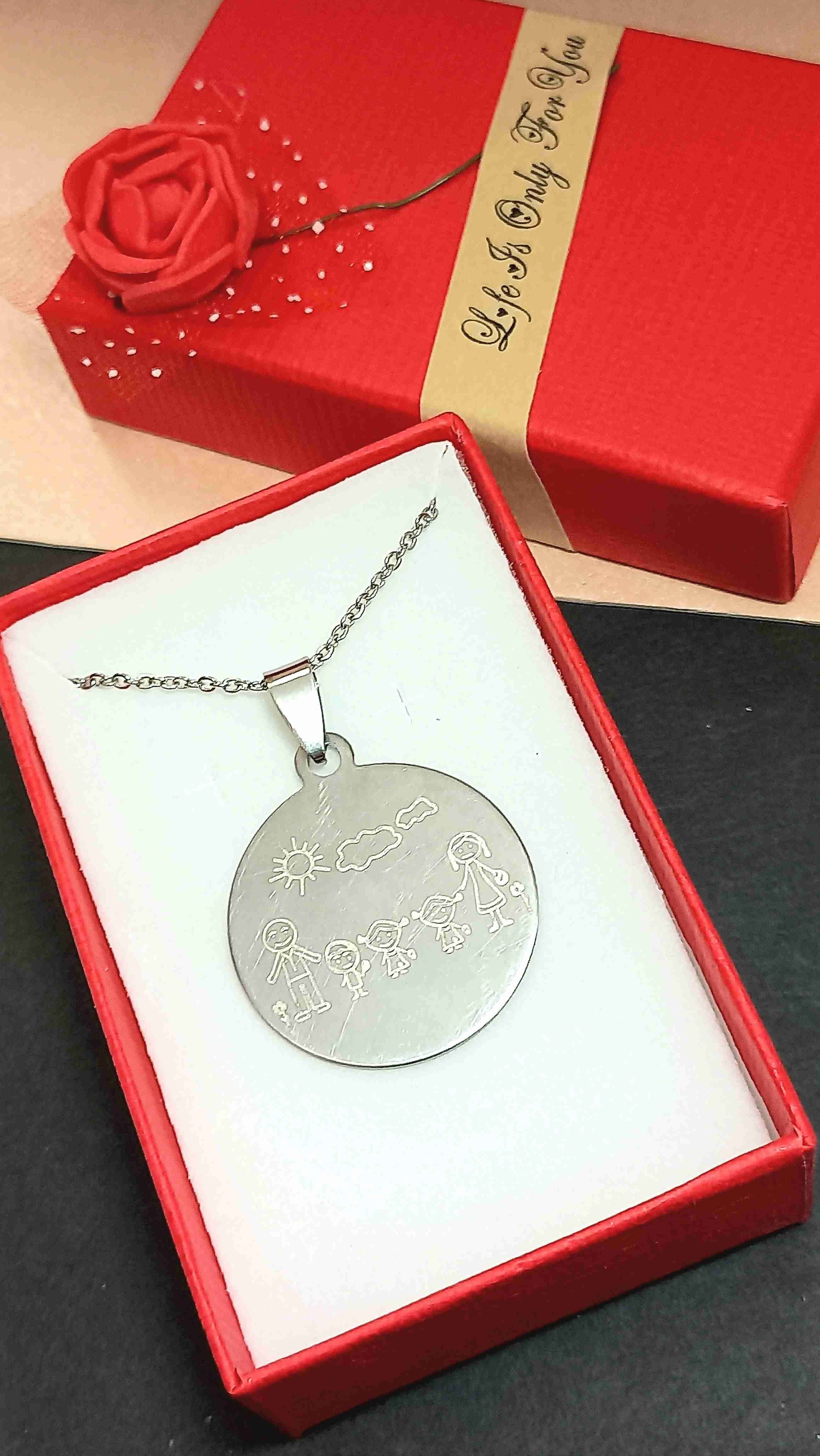 Collar de acero inoxidable, regalo día de la mamá - miniatura 6