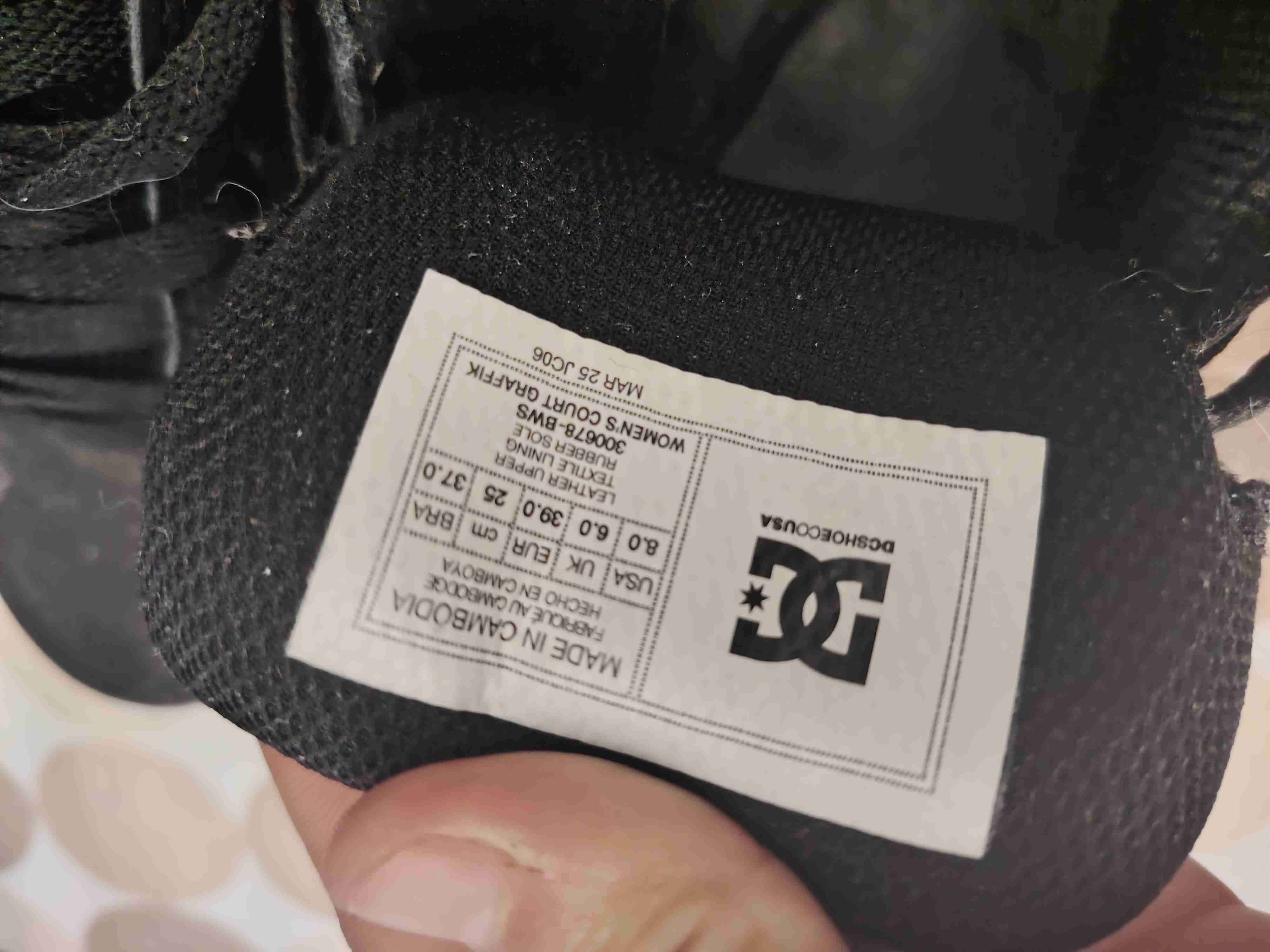 Zapatillas negras DC - miniatura 3