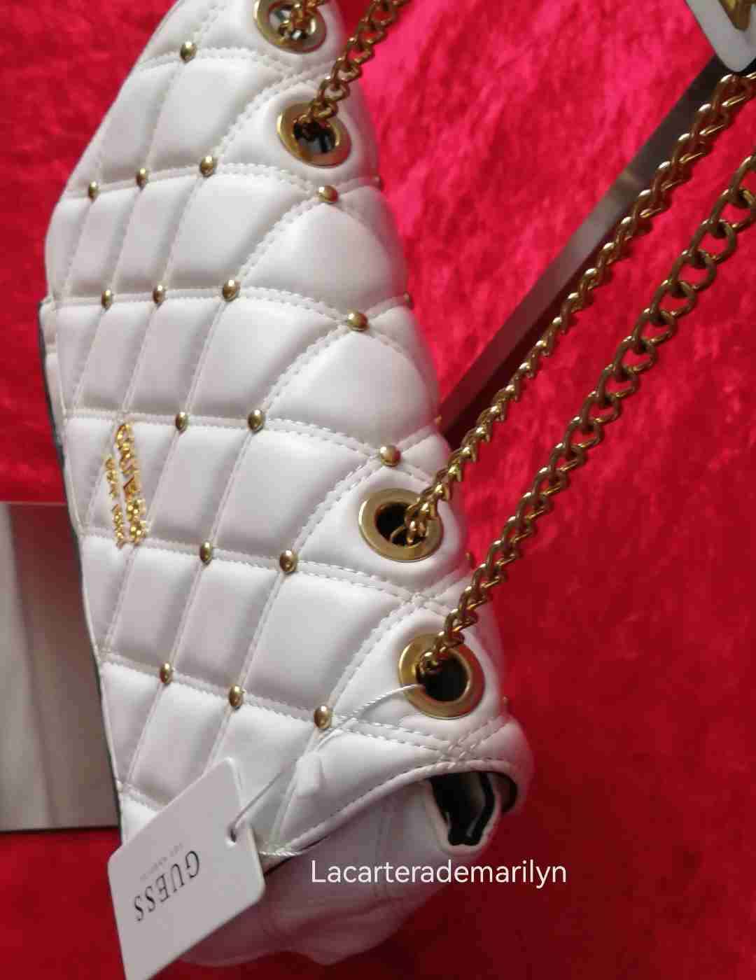 Cartera crossbody Guess blanca tachas - miniatura 3