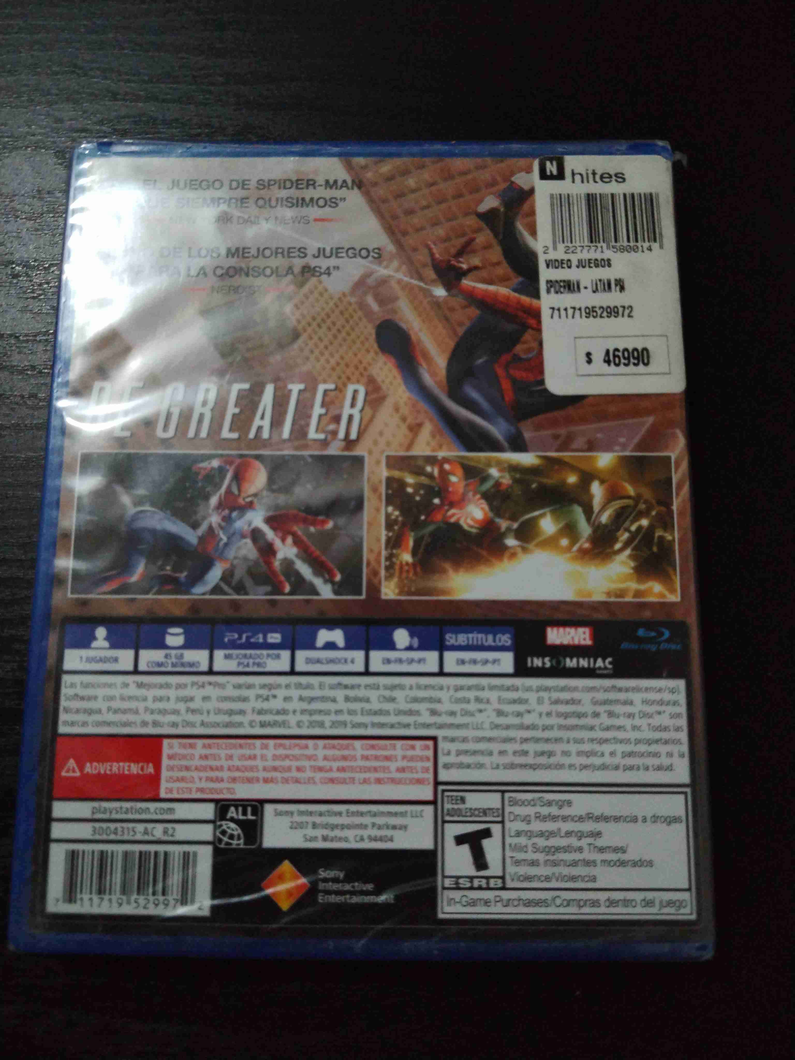 Juego PS4 Spider-Man Edición del Año - 2