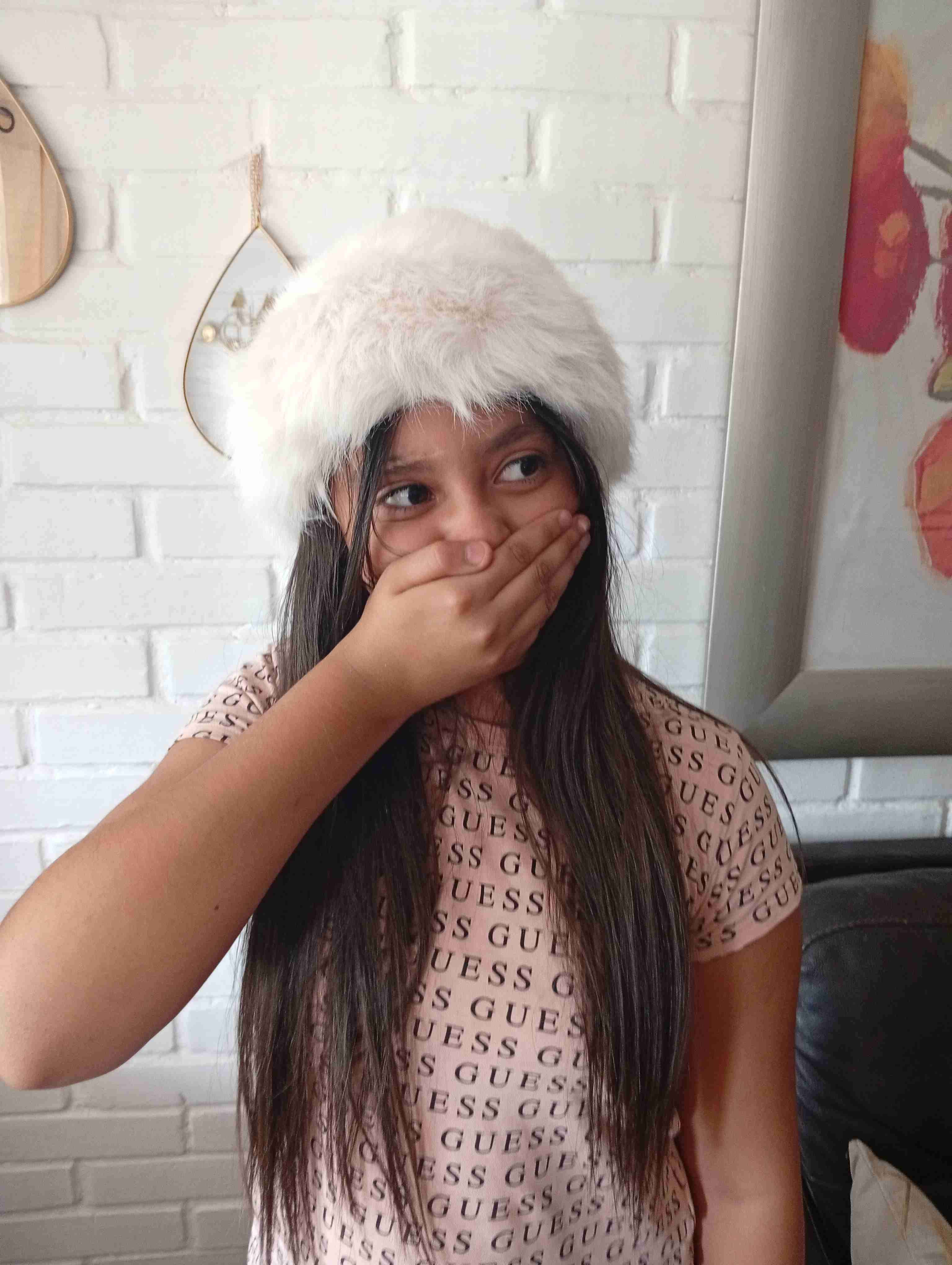 Gorro peludo estampado animal - miniatura 6