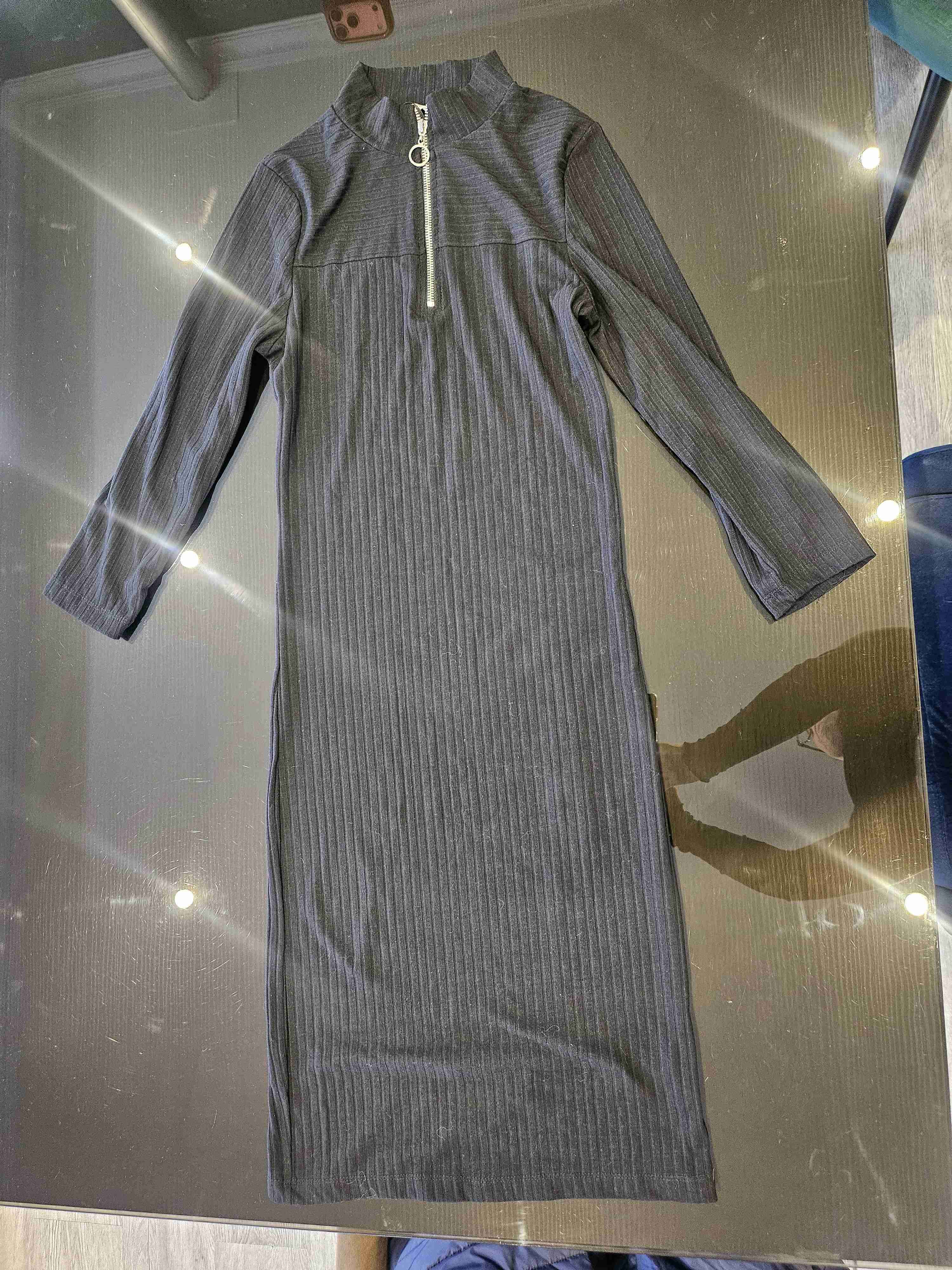 Vestido ajustado con cierre