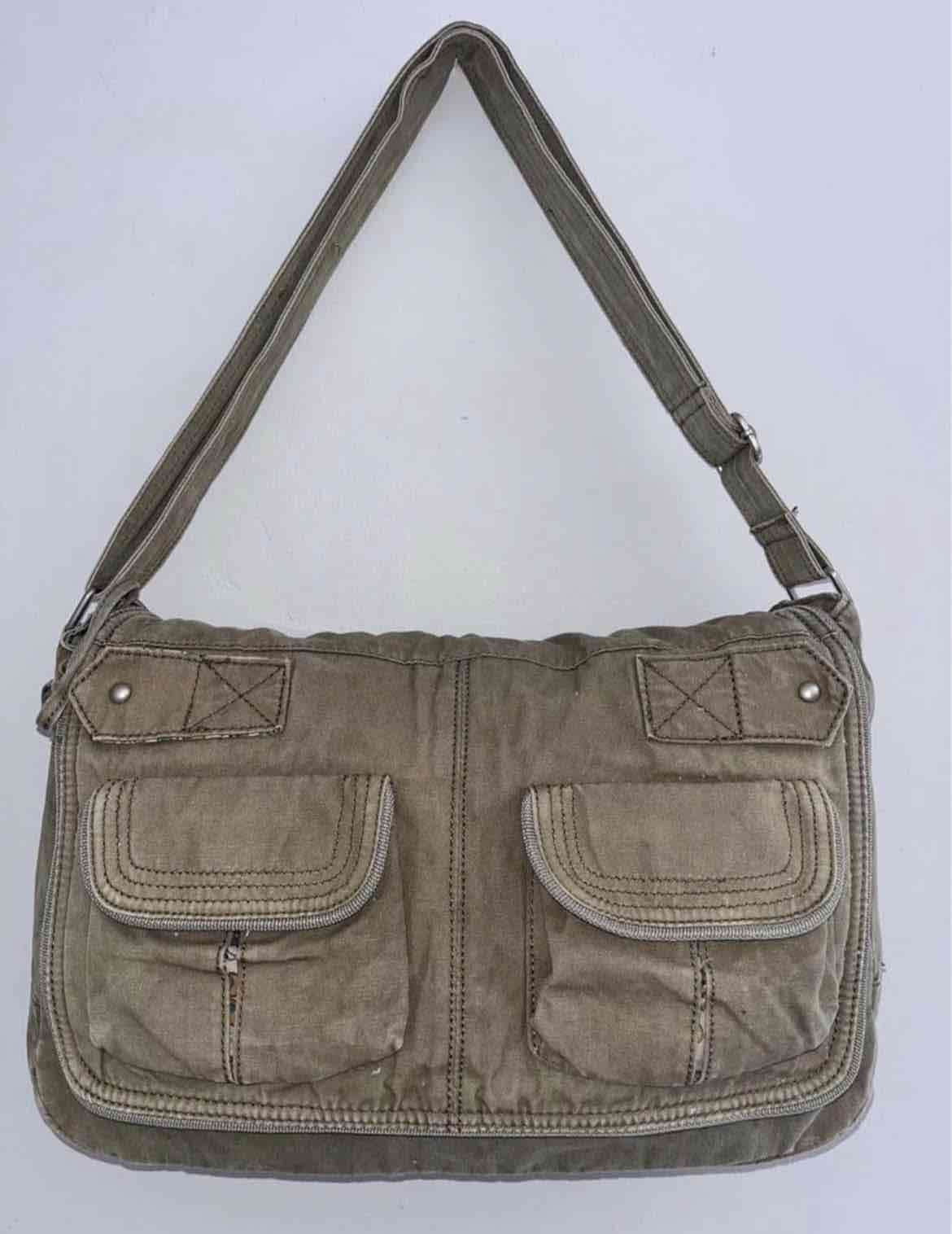 Bolso bandolera verde olivo