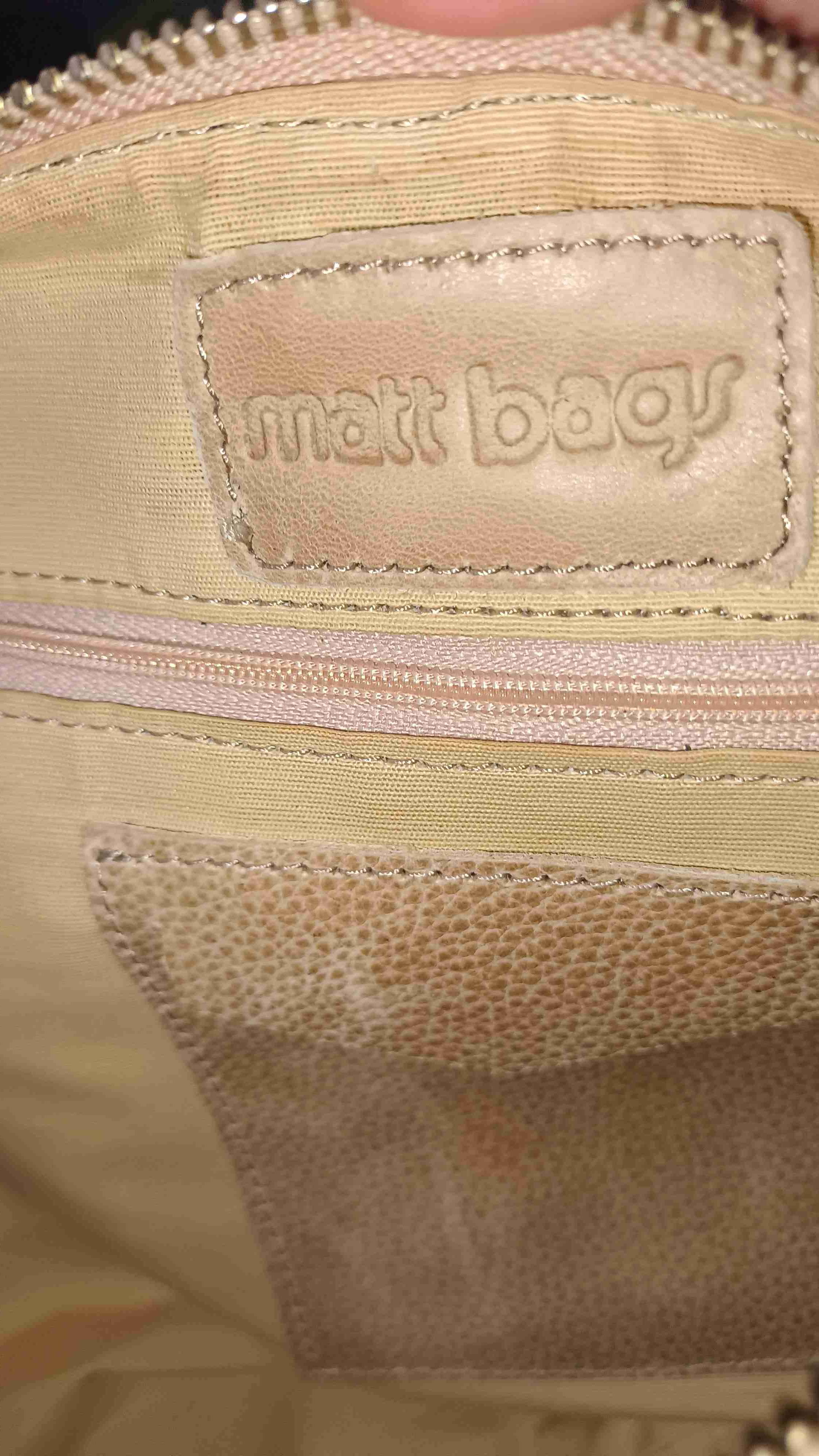 Cartera beige con tachas - miniatura 3