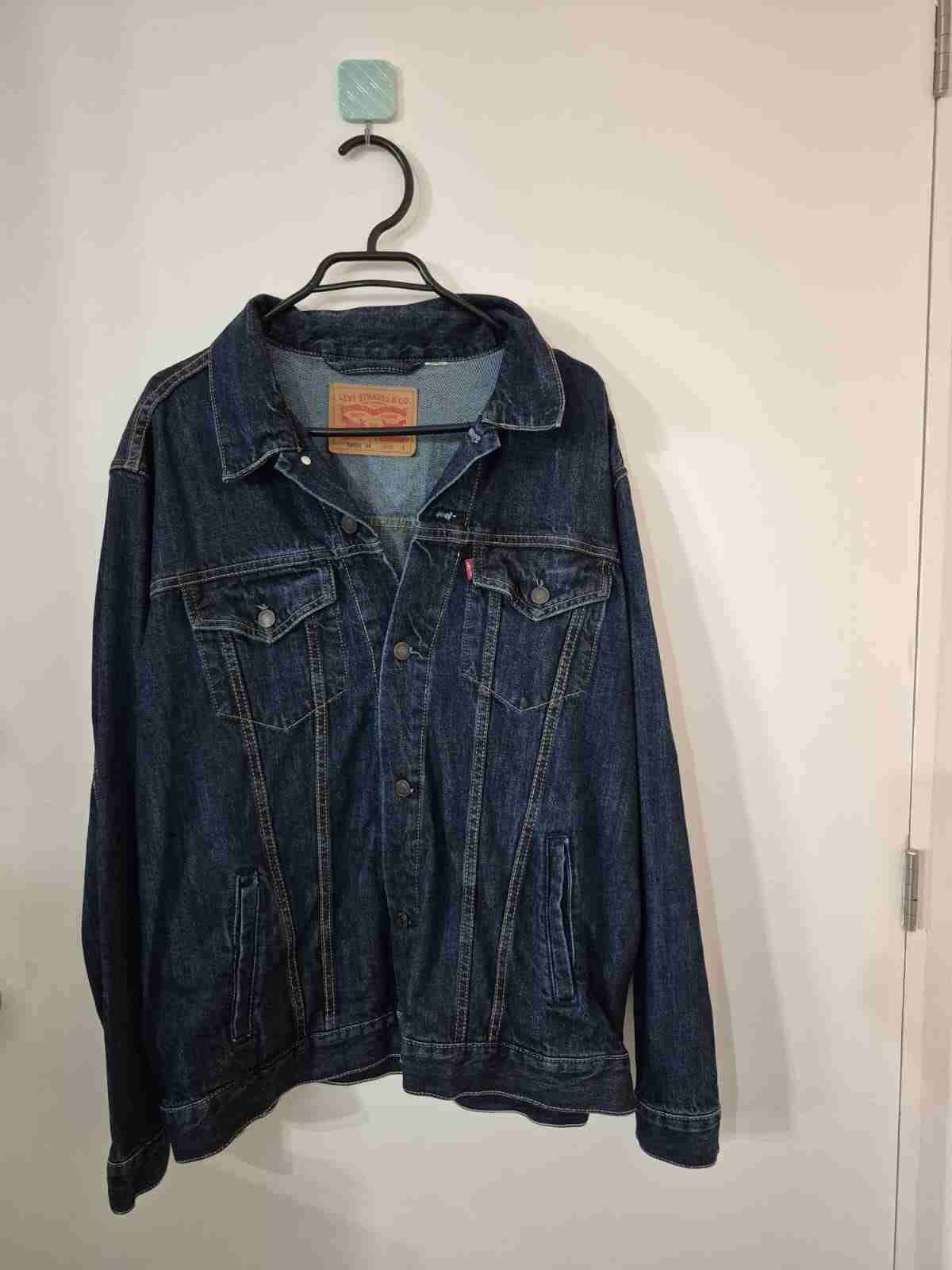 Chaqueta de mezclilla azul