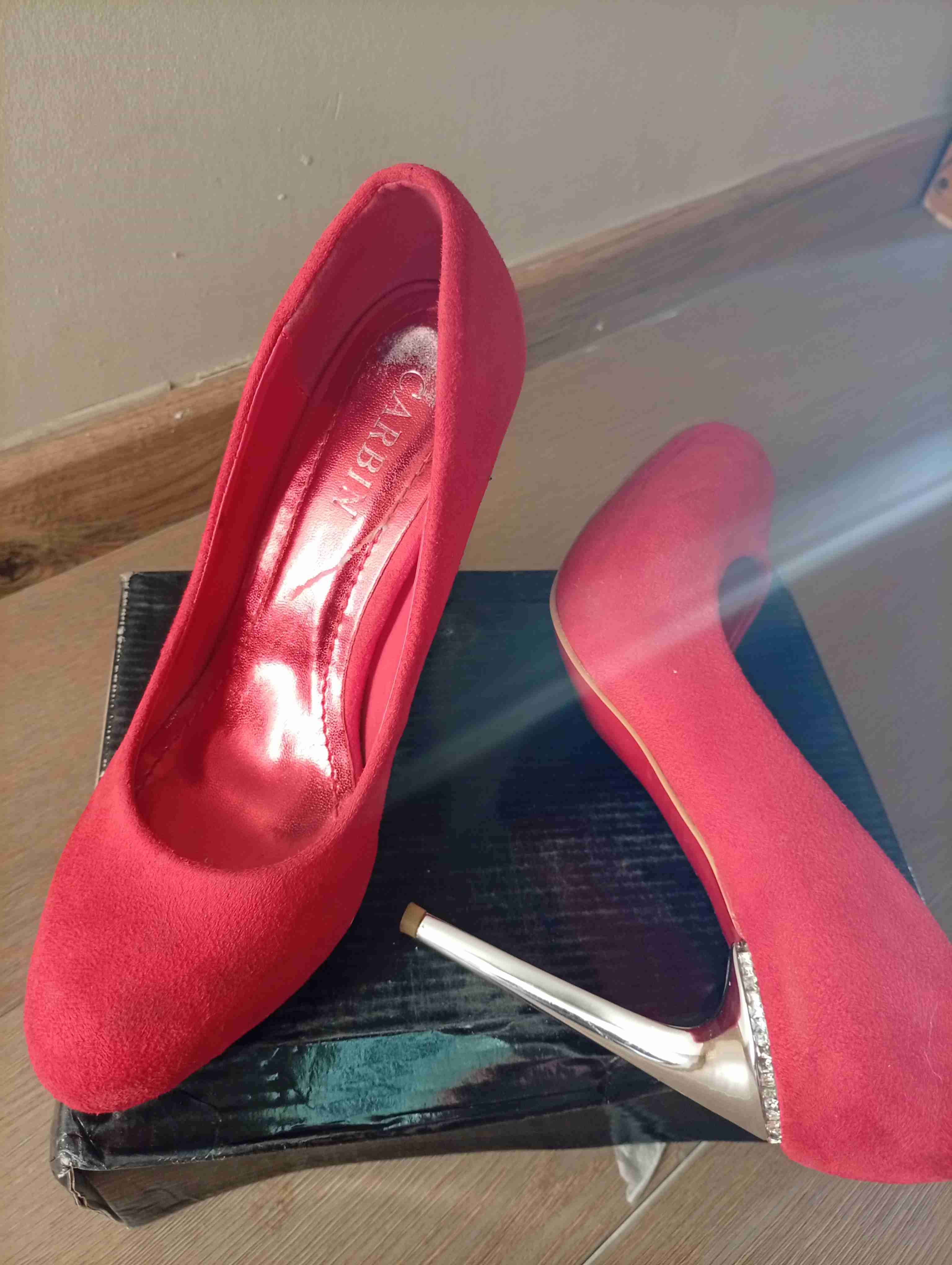 Zapatos rojos  de taco alto