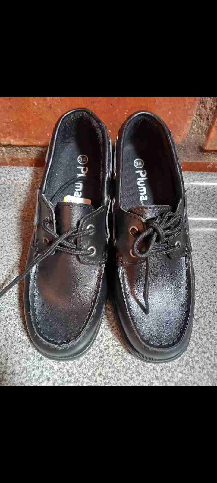 Zapatos de vestir negros talla 34