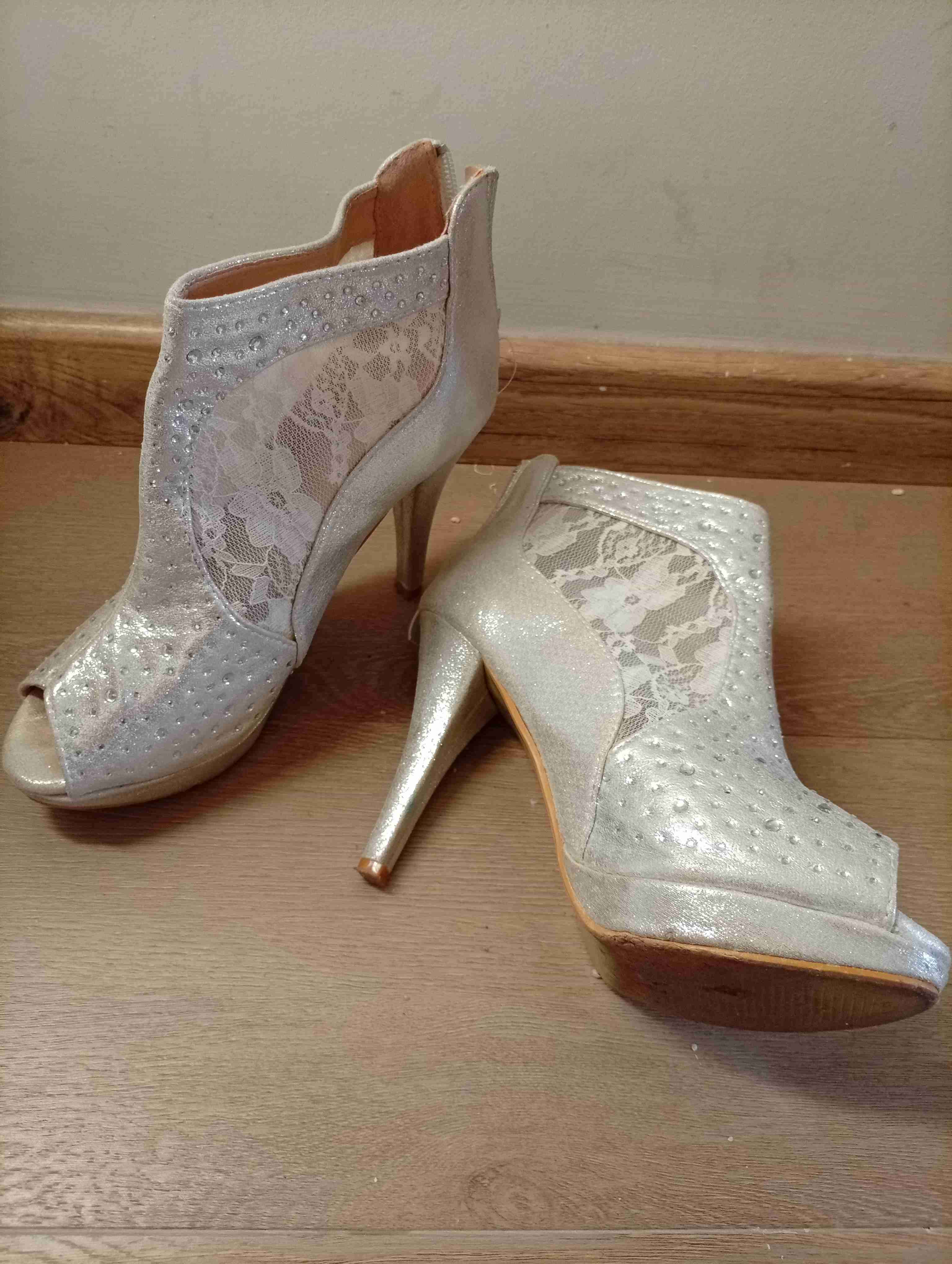 Botines de encaje brillantes - miniatura 2