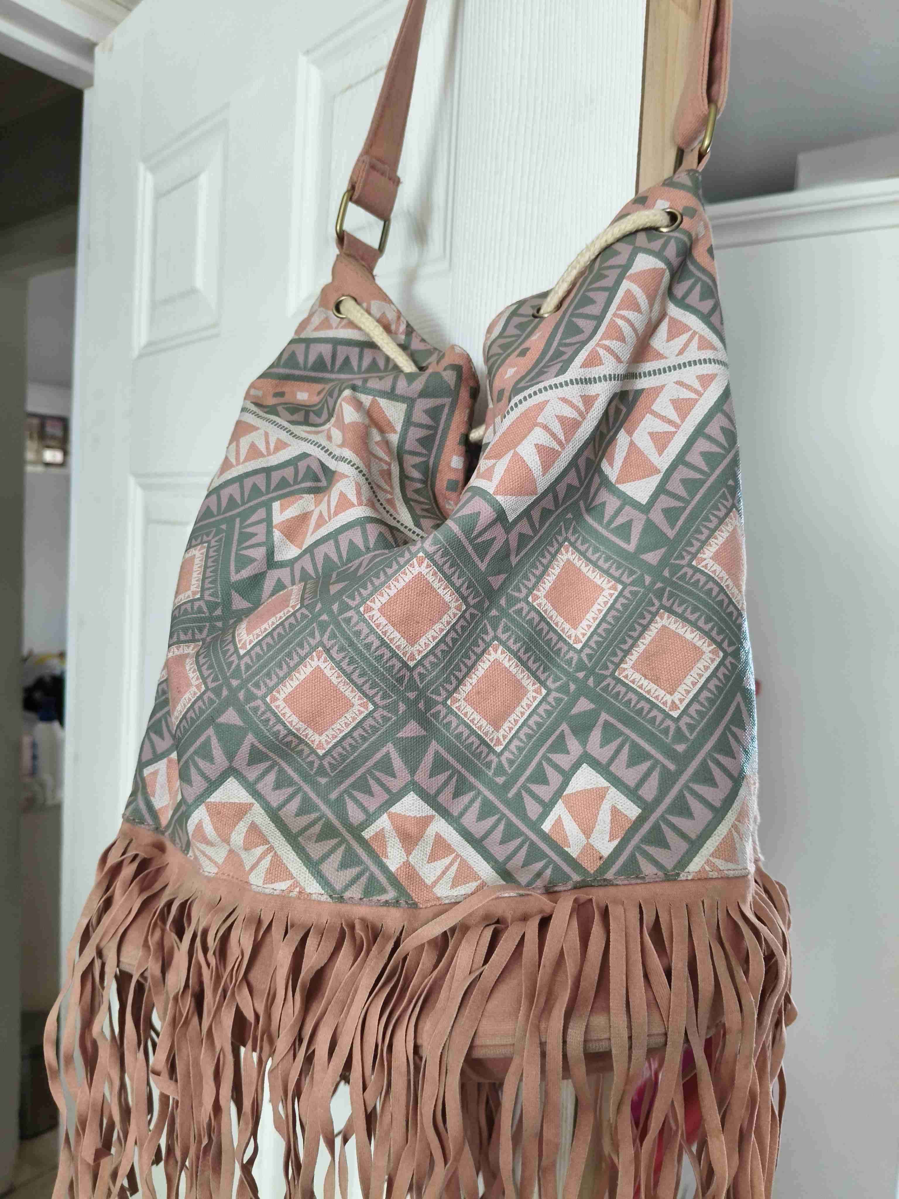Bolso bohemio con flecos - miniatura 2