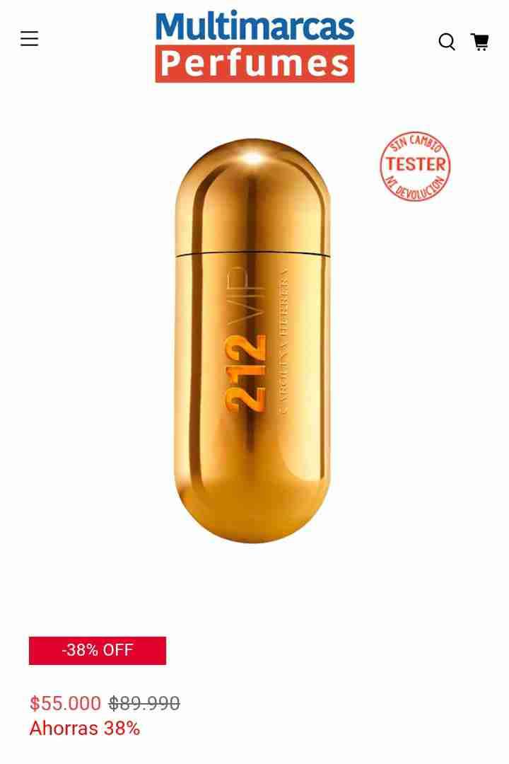 Perfume 212 VIP Carolina Herrera - miniatura 3