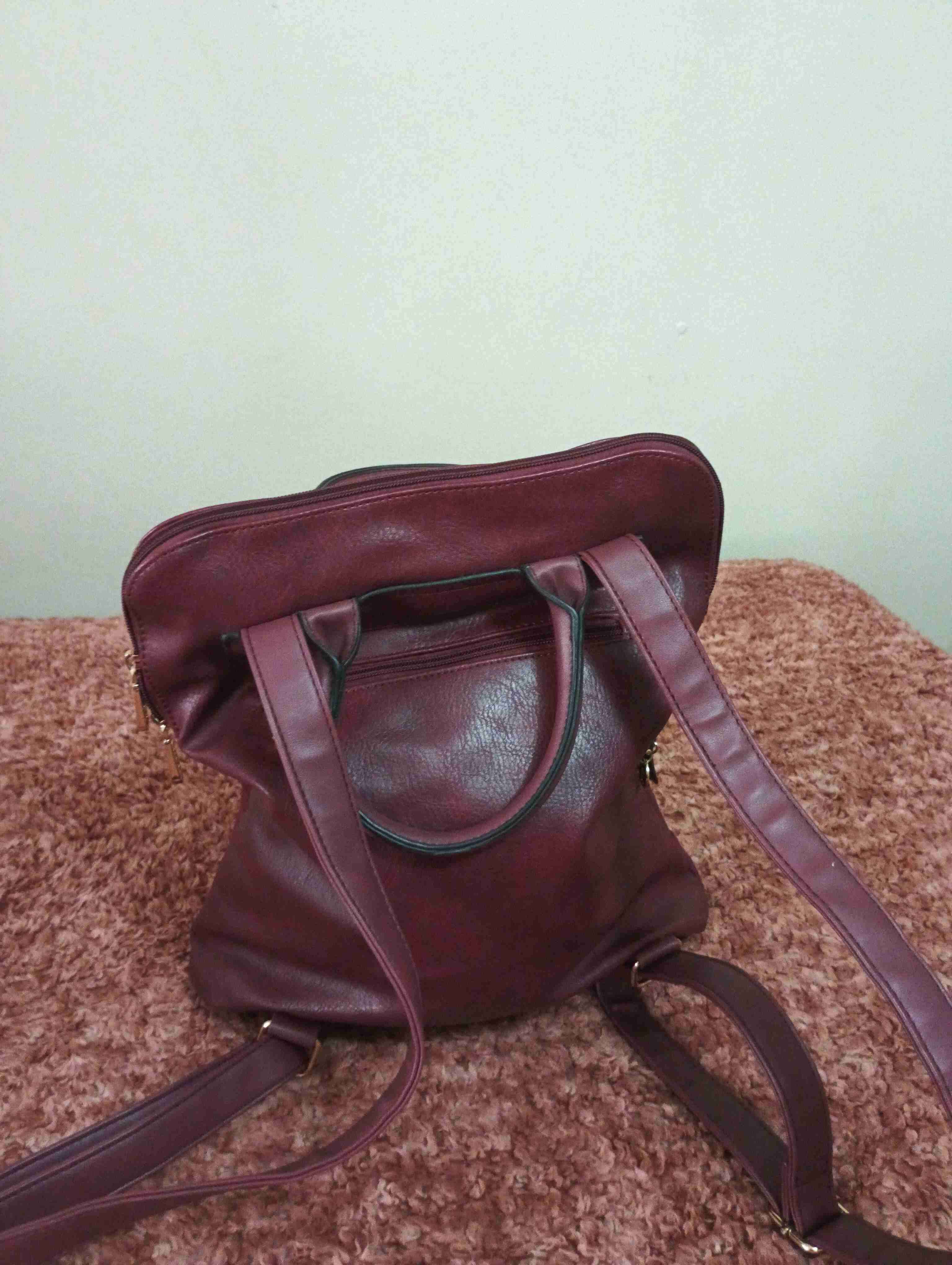 Mochila burdeos Secret - 2