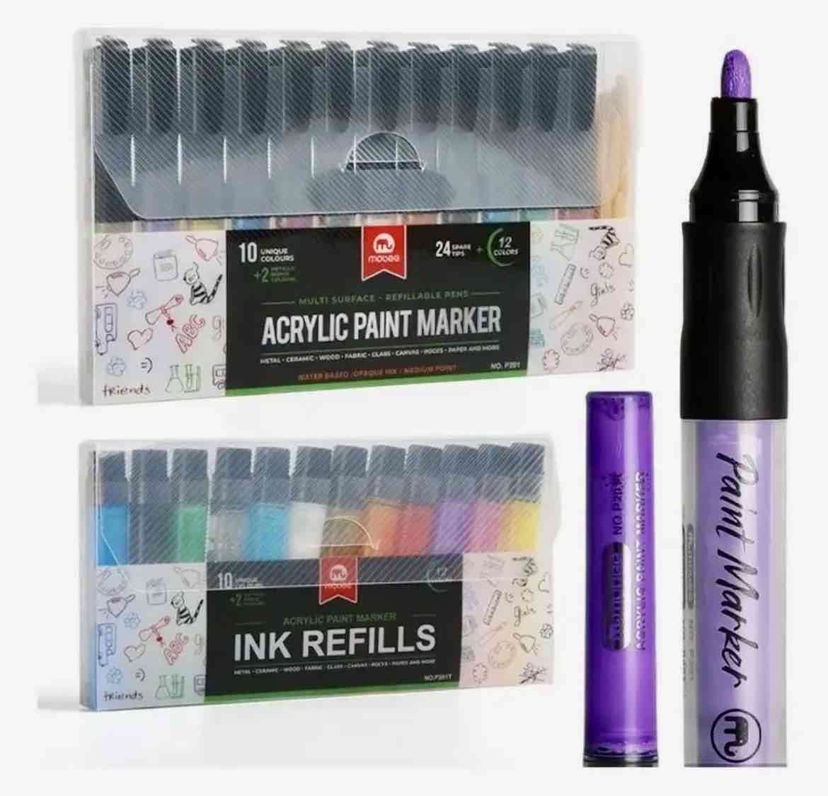 Lápices Acrílicos  marcadores Recargables