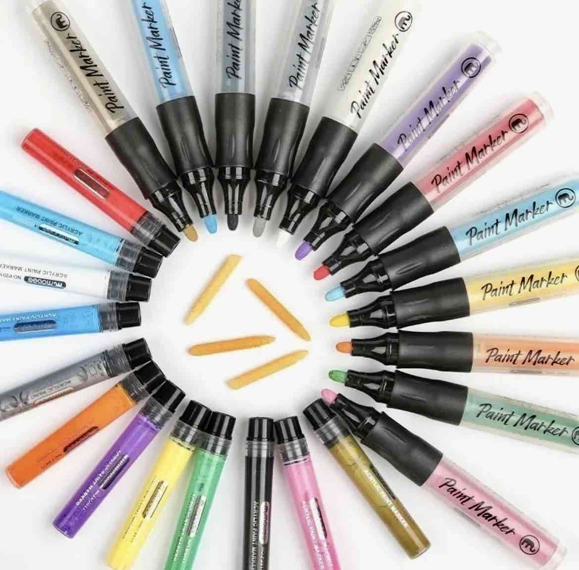 Lápices Acrílicos marcadores Recargables - 4