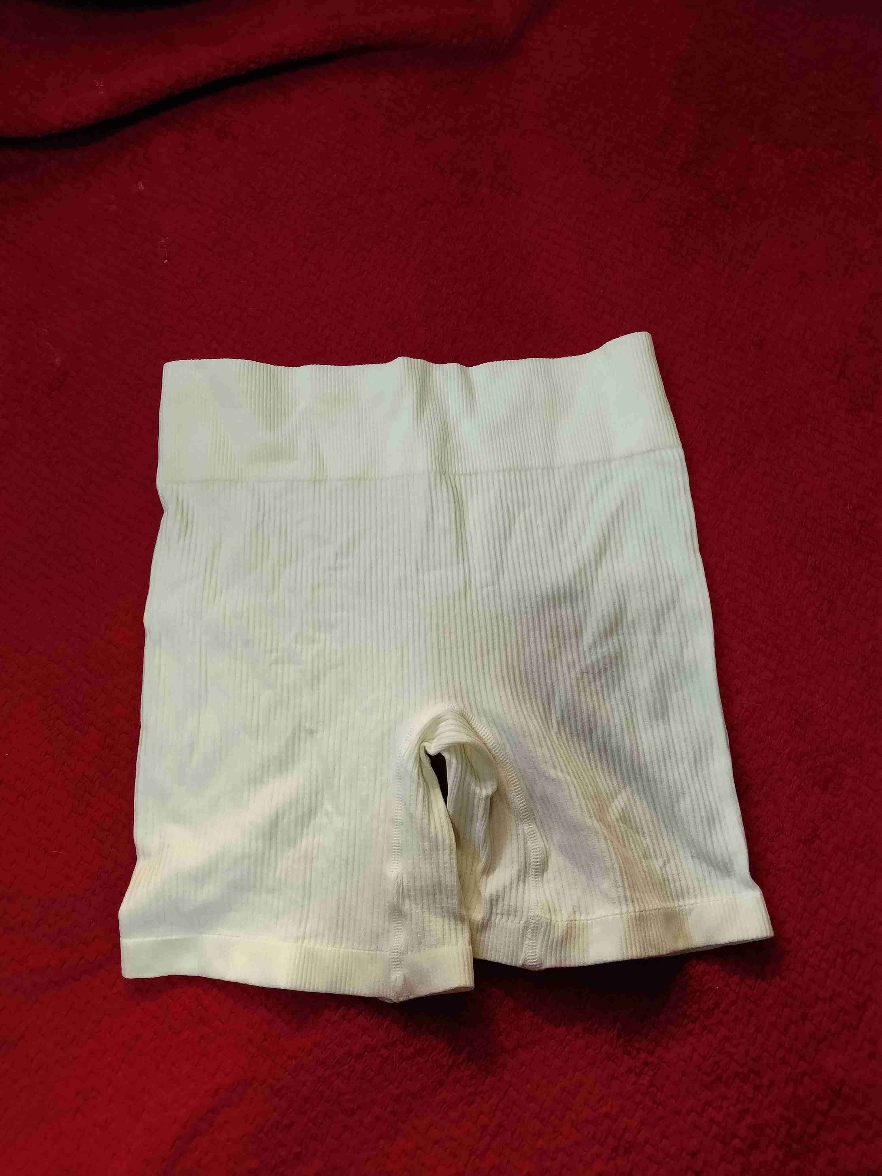 Pantalones cortos de control beige - 2