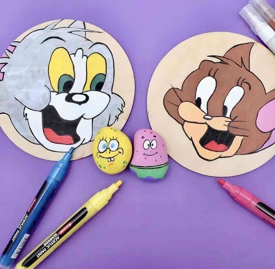 Set de marcadores acrílicos 20 colores - miniatura 2