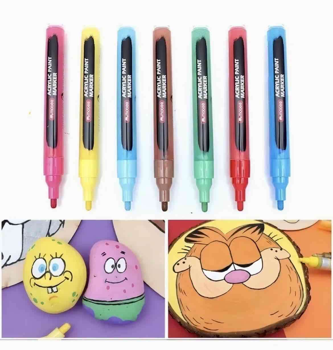 Set de marcadores acrílicos 20 colores - miniatura 3