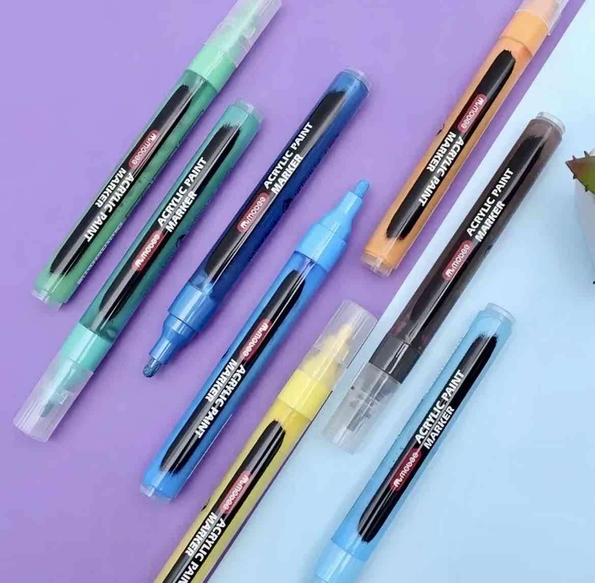 Set de marcadores acrílicos 20 colores - miniatura 4