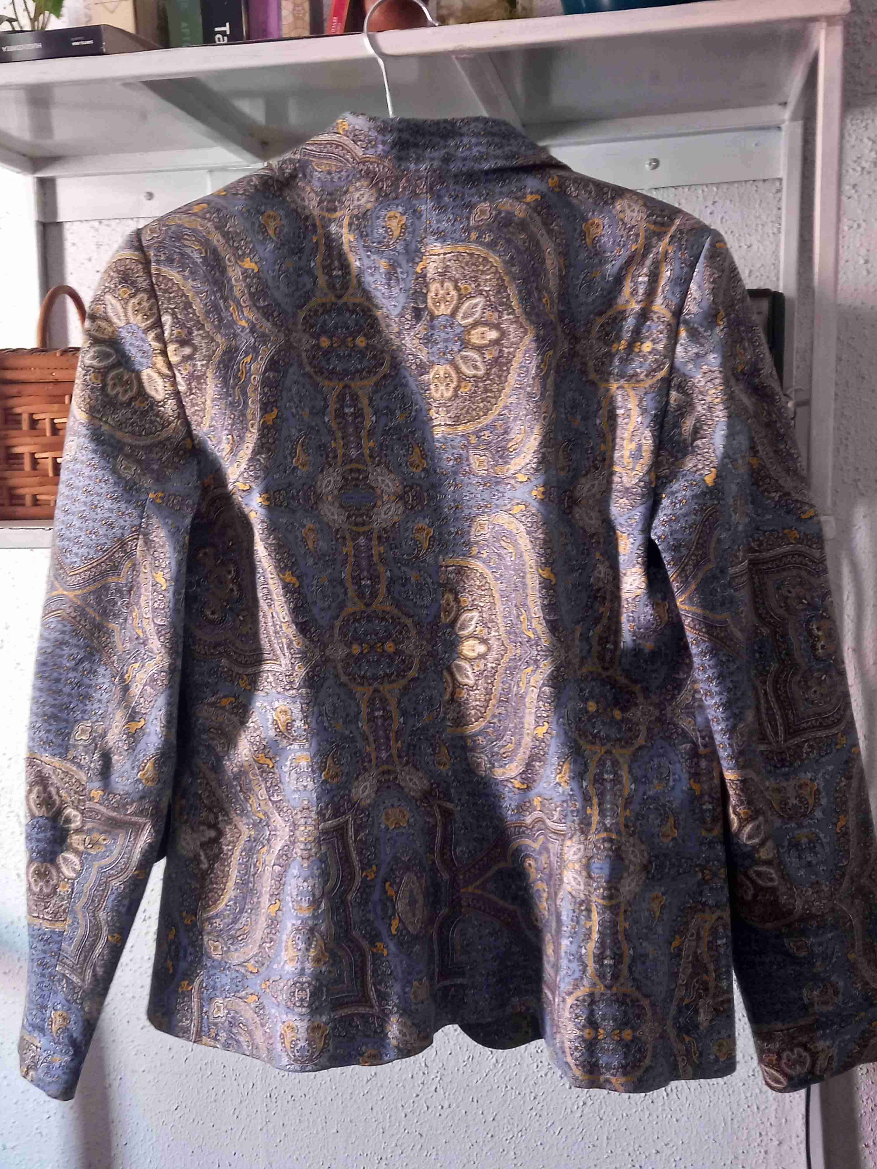 Blazer con estampado vintage - miniatura 2